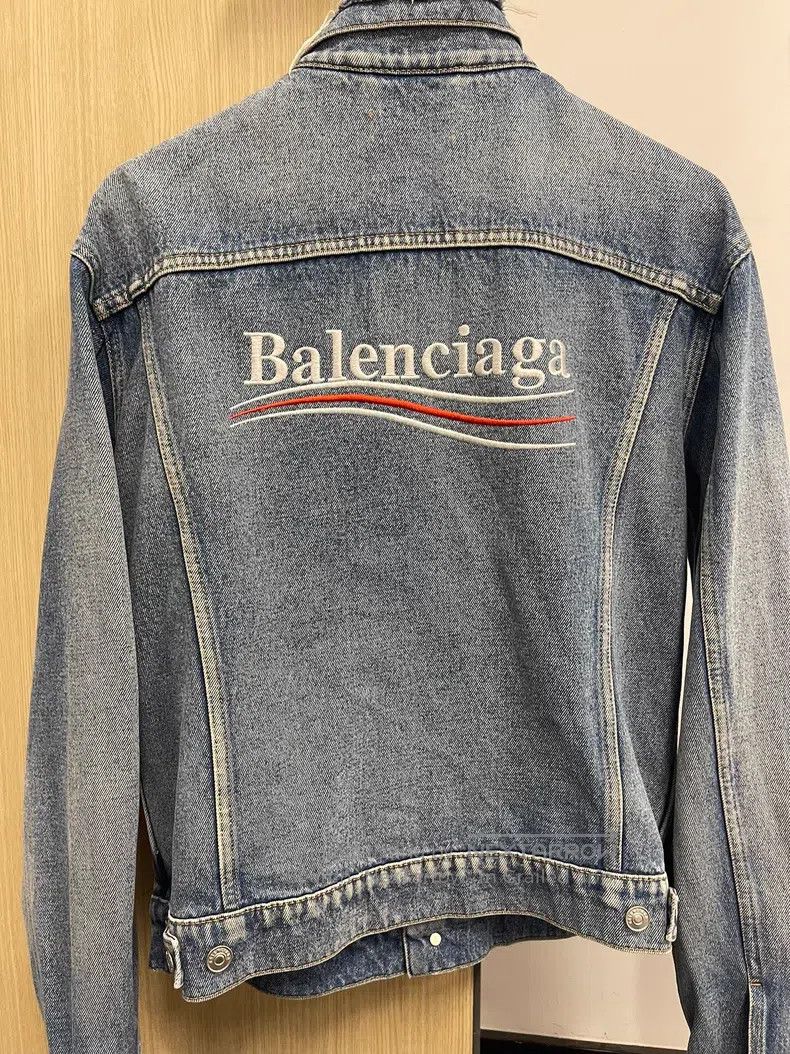 Balenciaga Balenciaga Denim Coat Size US M / EU 48-50 / 2 - 2 Thumbnail