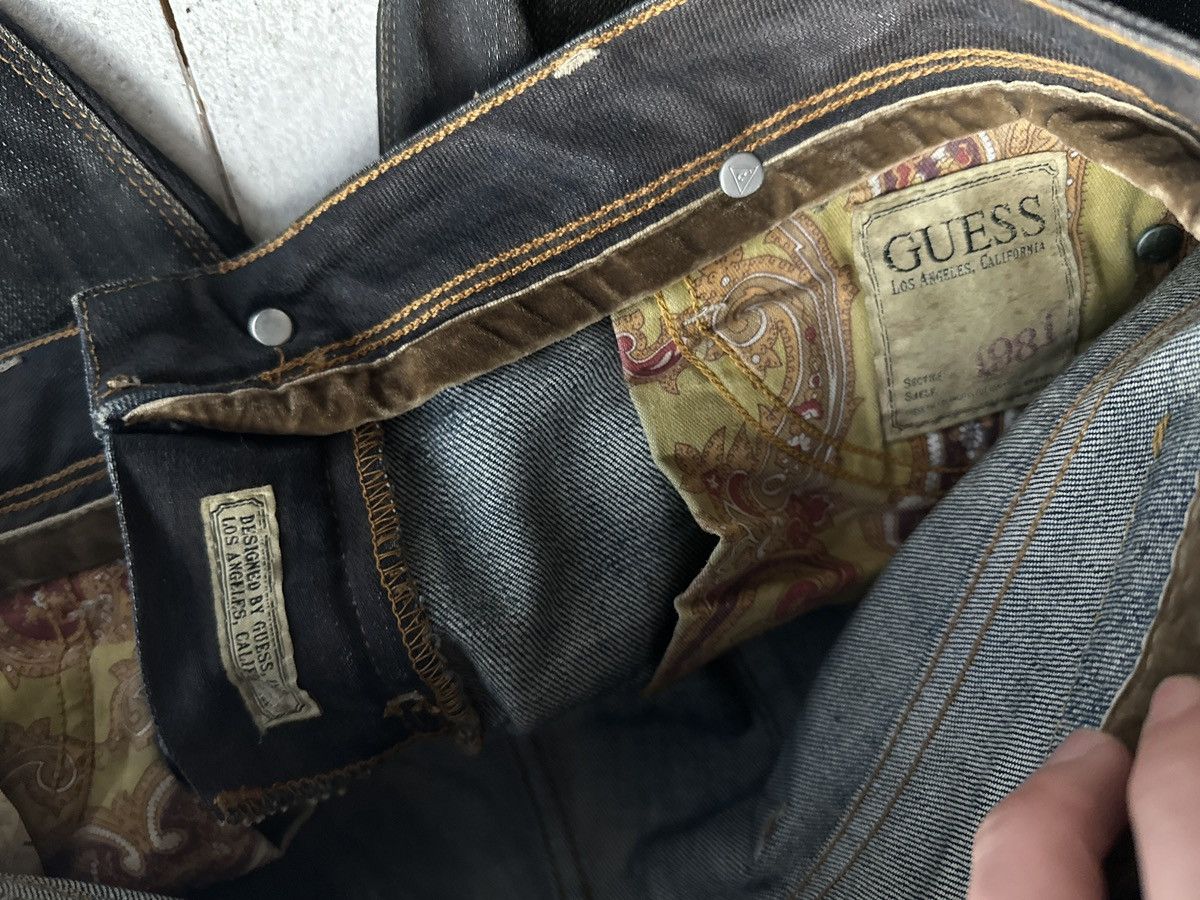 Guess FLARED 🚨00S GUESS WITH LOGO WOMEN JEANS Y2K OPUIM Size 28" / US 6 / IT 42 - 5 Thumbnail