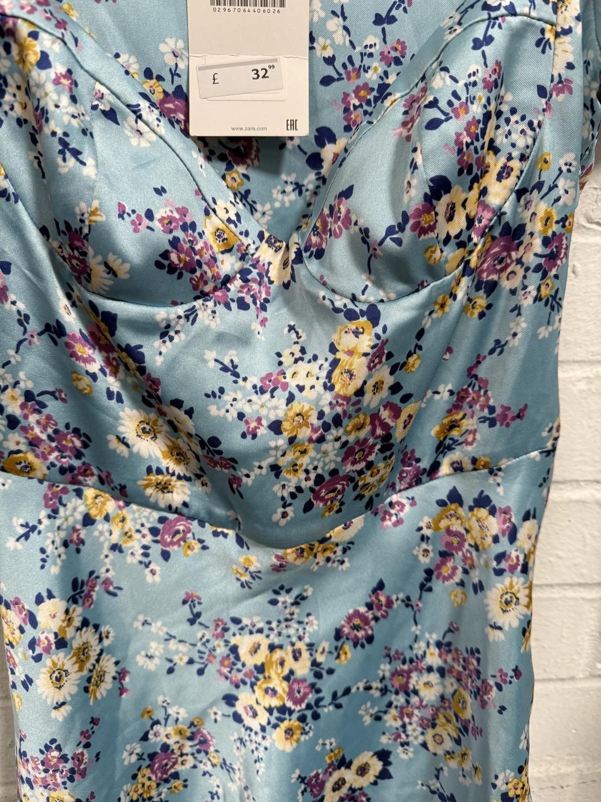 Zara ZARA Floral Puff Sleeve Dress Size S / US 4 / IT 40 - 3 Thumbnail
