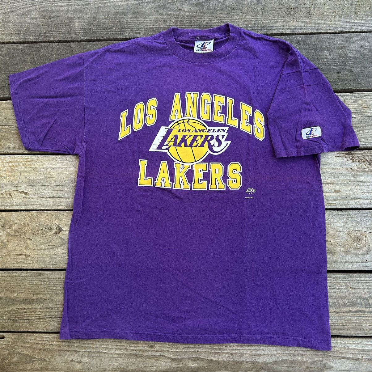 Vintage Vintage 90s Los Angeles Lakers Logo Athletic Nba T Shirt Grailed