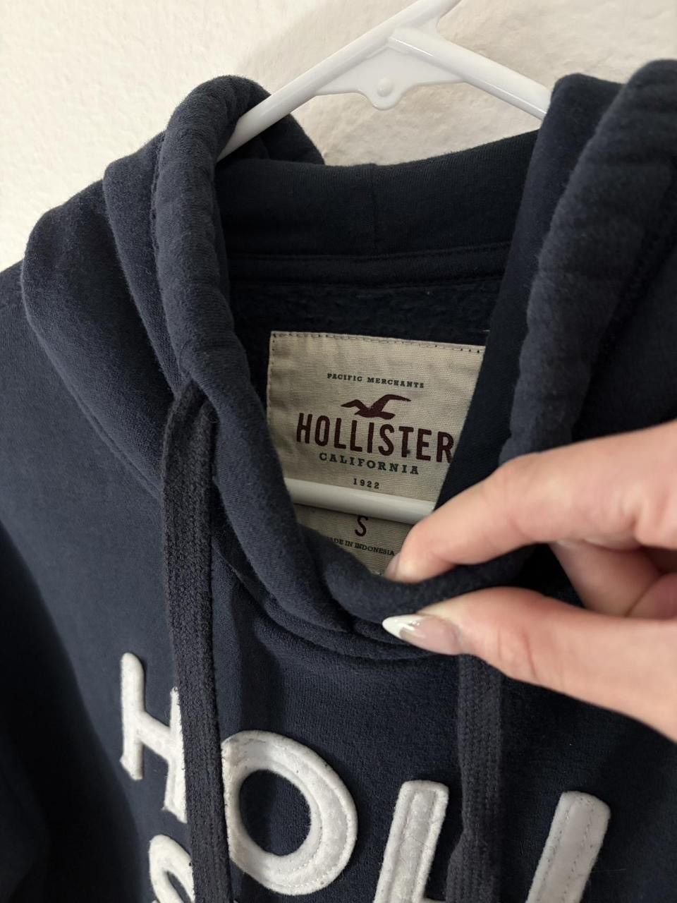 Hollister navy blue hollister cozy fleece hoodie Size S / US 4 / IT 40 - 3 Thumbnail