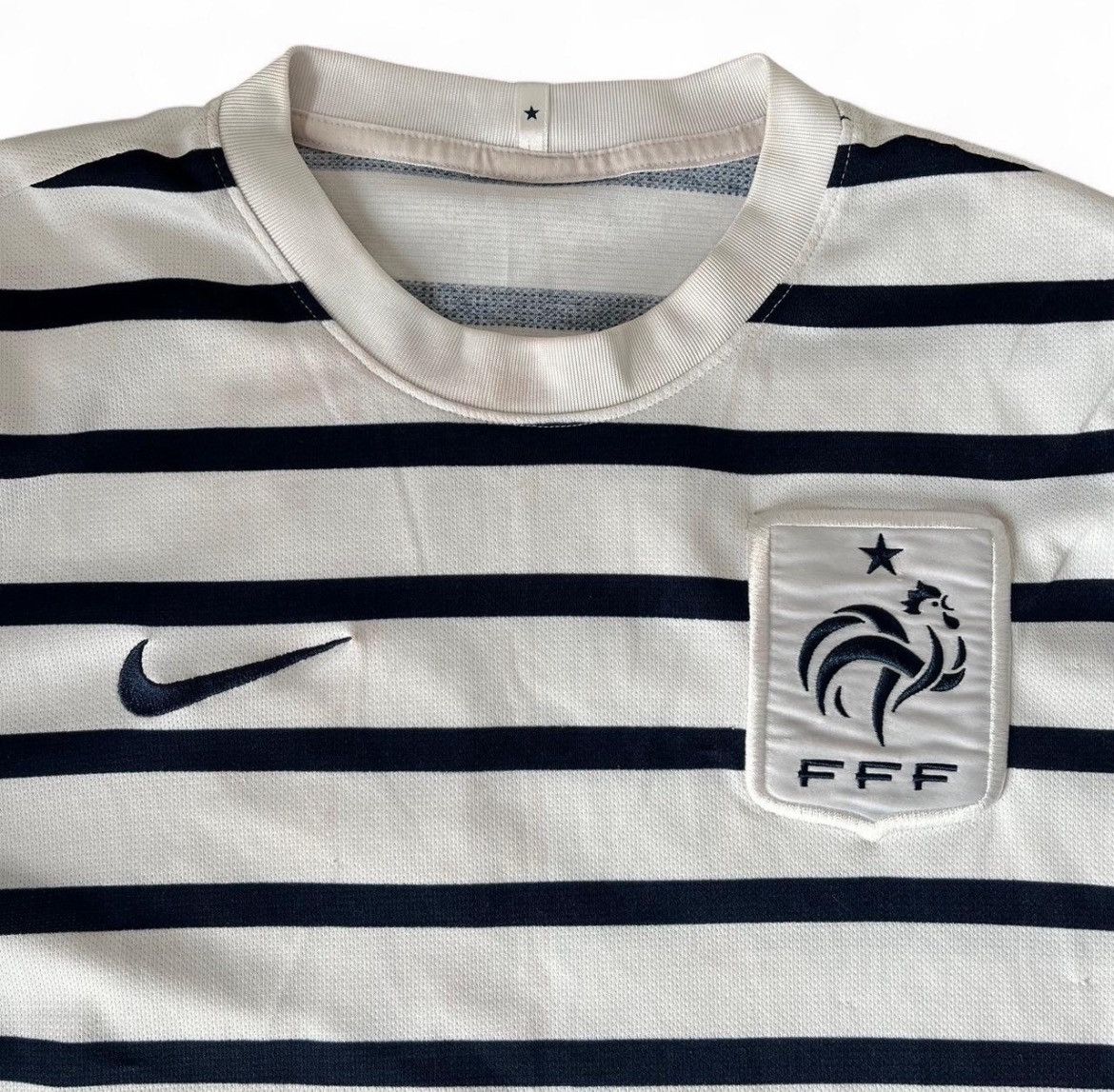 Nike Nike Frankreich Trikot ZIZOU 10 | Marinière Retro Shirt Size US M / EU 48-50 / 2 - 3 Thumbnail