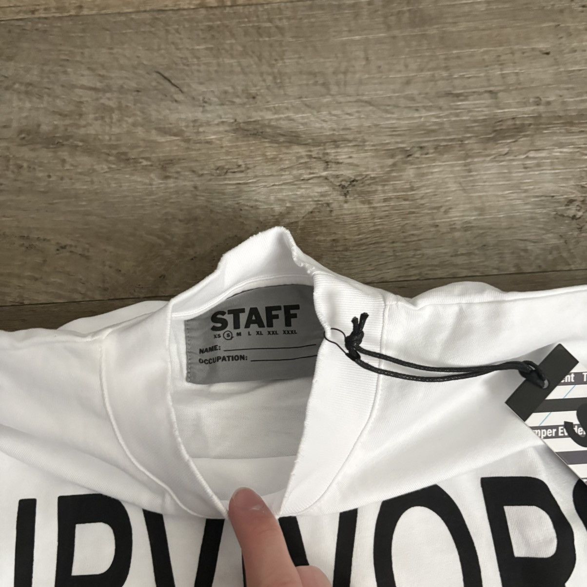 STAFF WORKFORCE Staff Workforce Survivors Guilt Tee Size US S / EU 44-46 / 1 - 3 Thumbnail