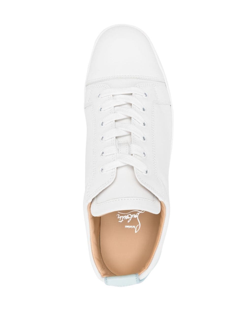 Christian Louboutin o1s1wg110924 Varsijunior Flat Sneakers in Baby Blue Size US 8 / EU 41 - 4 Thumbnail