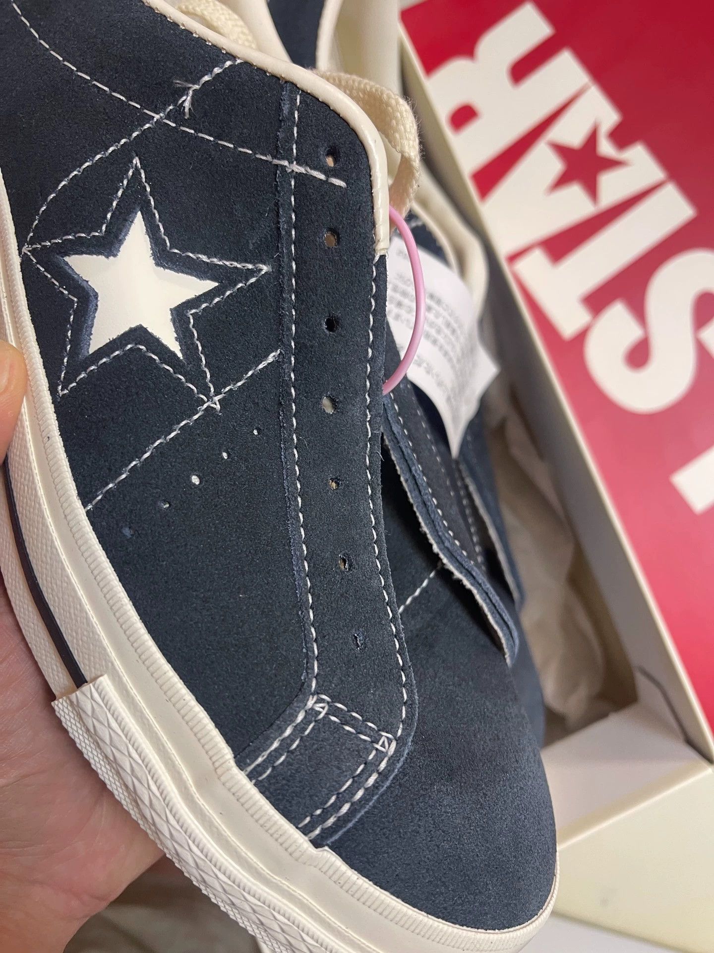 Converse CONVERSE ONE STAR J Navy 8 BNIB Size US 8 / EU 41 - 4 Thumbnail