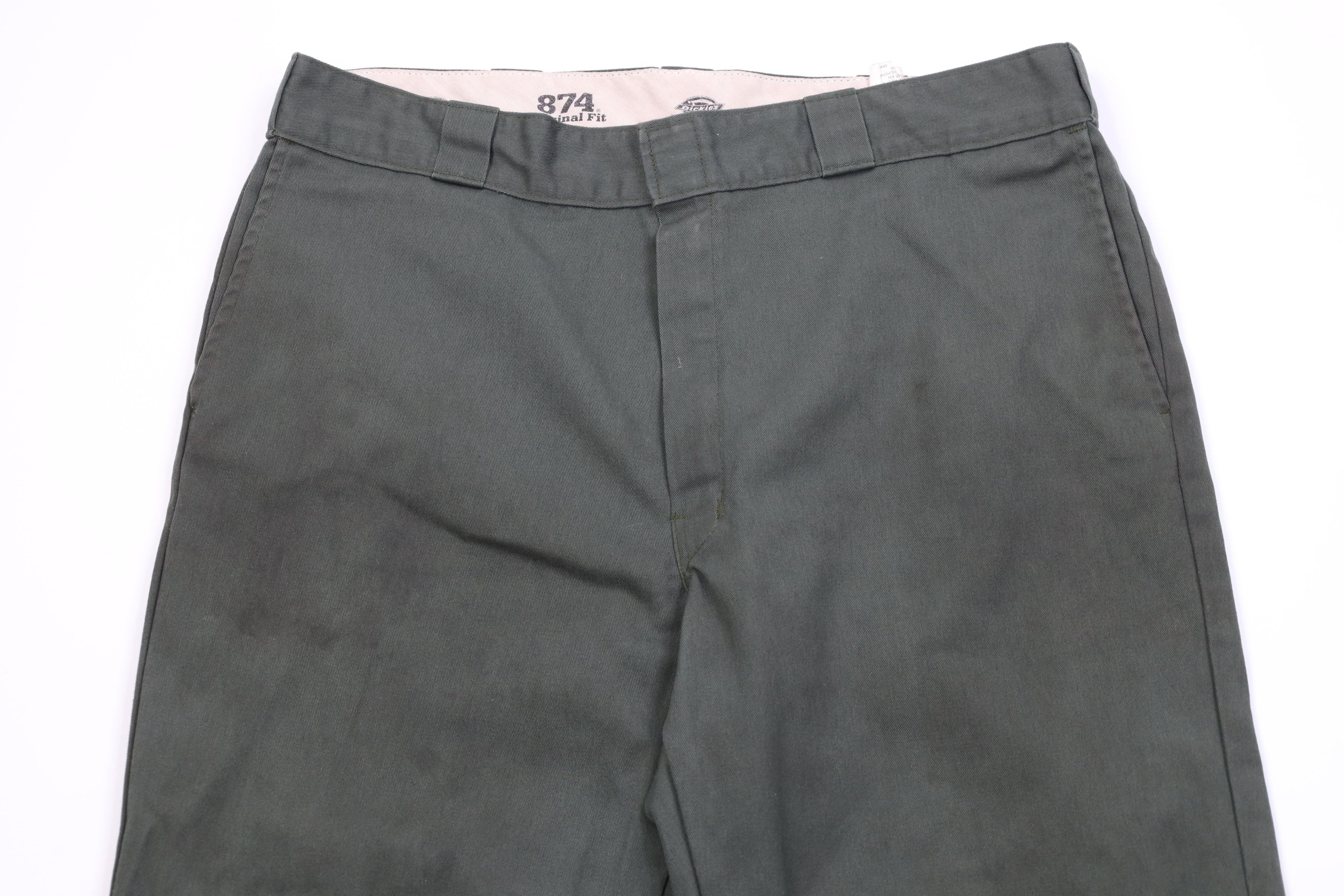 Dickies Vintage Y2K Dickies Wide Leg Dungaree Pants Workwear Green Size US 38 / EU 54 - 2 Thumbnail