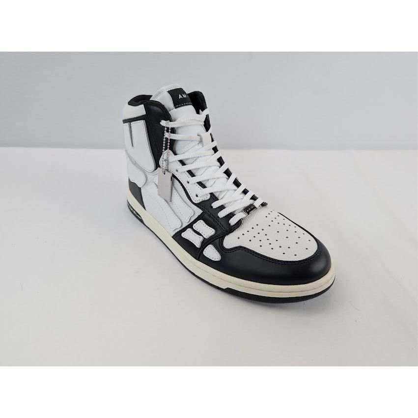 Amiri o1rshd1 Skel Hi Top Sneaker in Black / White Size US 11 / EU 44 - 3 Thumbnail