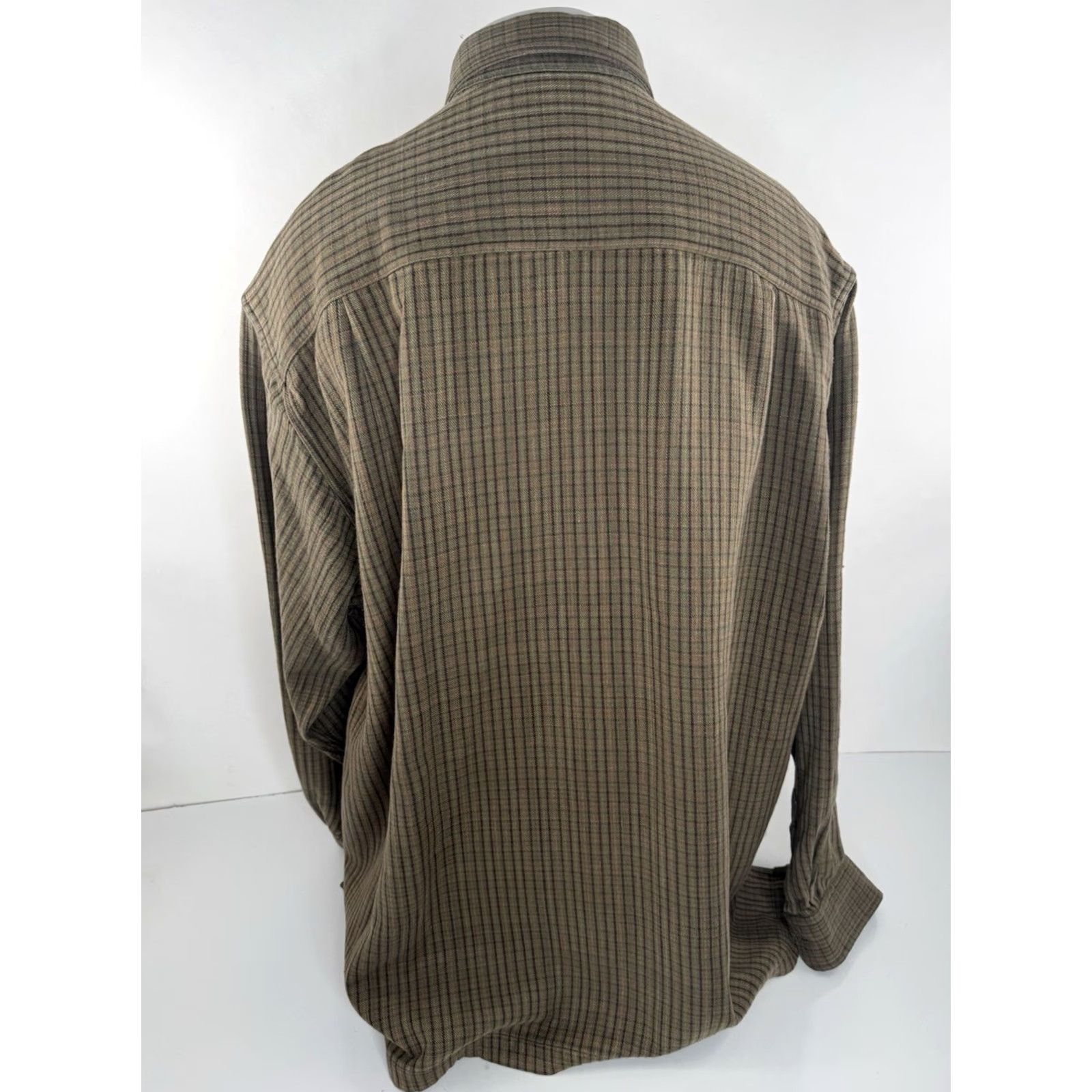 Vintage POLO SPORT Ralph Lauren - Heavy Duty Plaid Oversized XL Flannel Work Shirt Size US XL / EU 56 / 4 - 2 Thumbnail