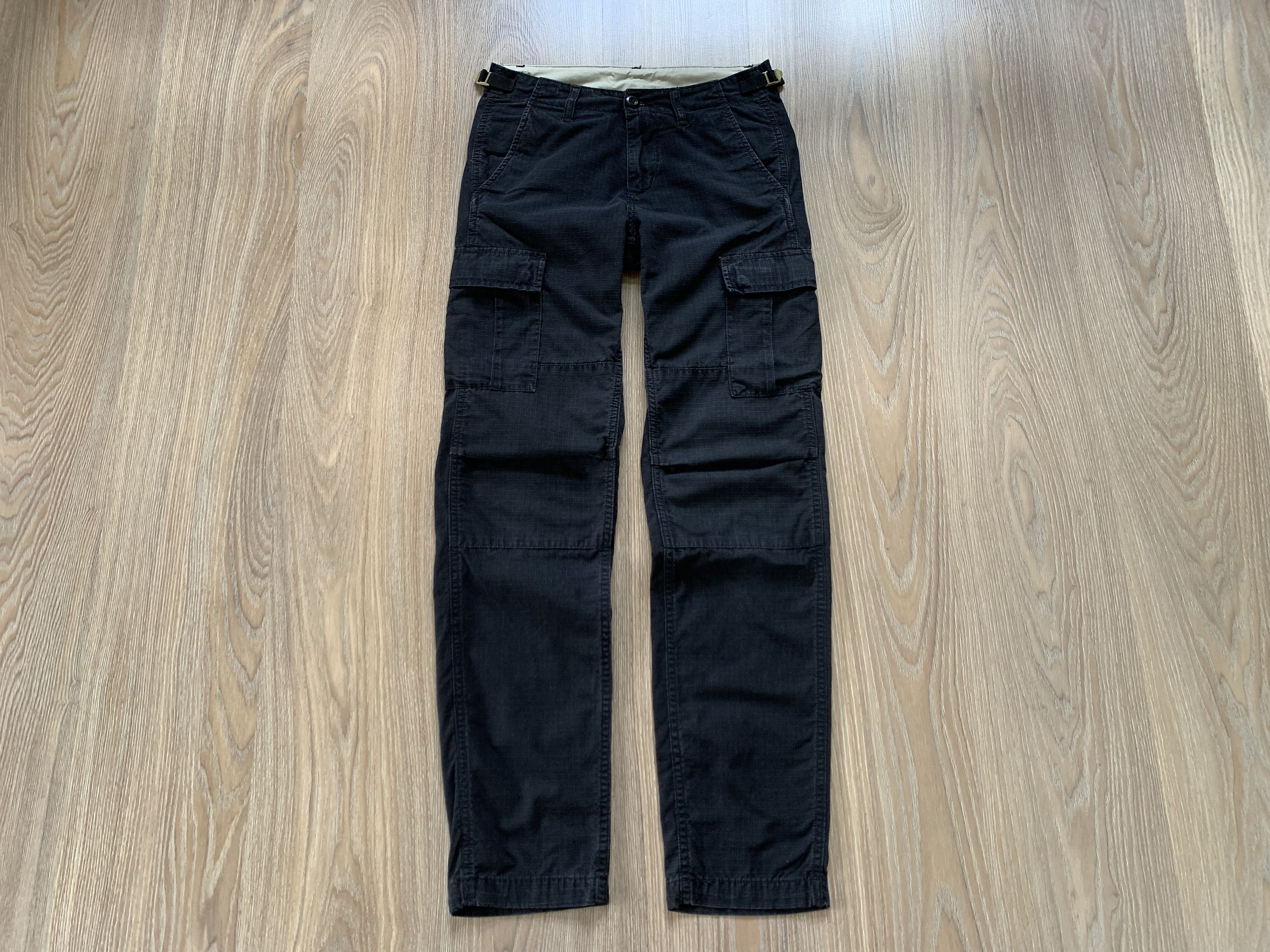 Carhartt Vintage Cargo Carhartt Black Aviation Pants Size US 26 / EU 42 - 2 Thumbnail