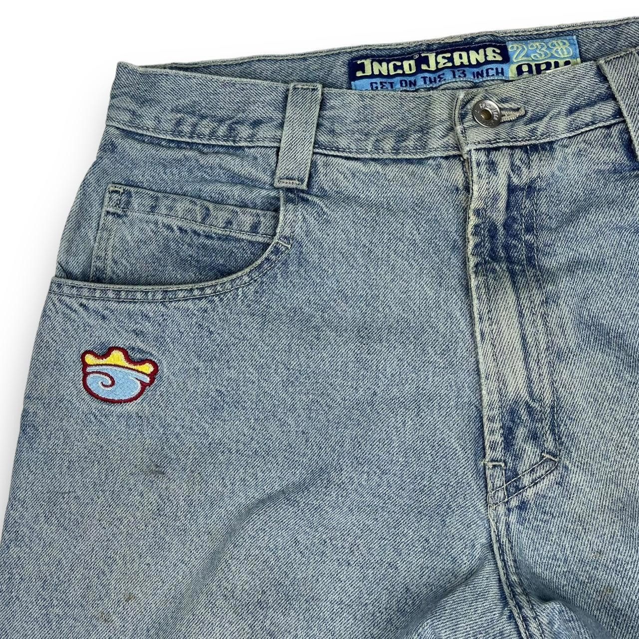 JNCO JNCO Men's Blue Shorts Size US 32 / EU 48 - 2 Thumbnail