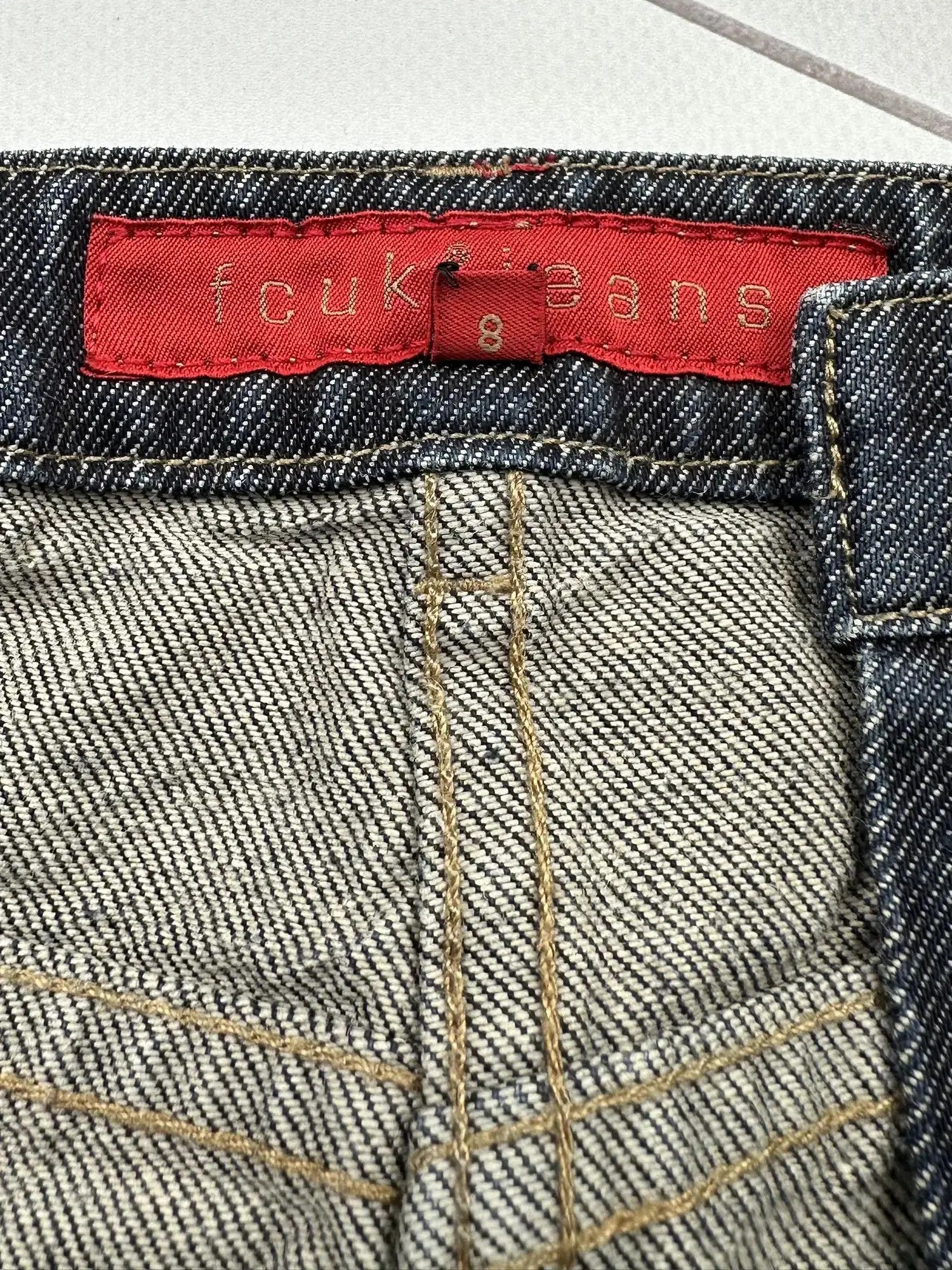 FCUK Fcuk Vintage Zipped Denim Skirt (B331)E2 Size 27" / US 4 / IT 40 - 3 Thumbnail