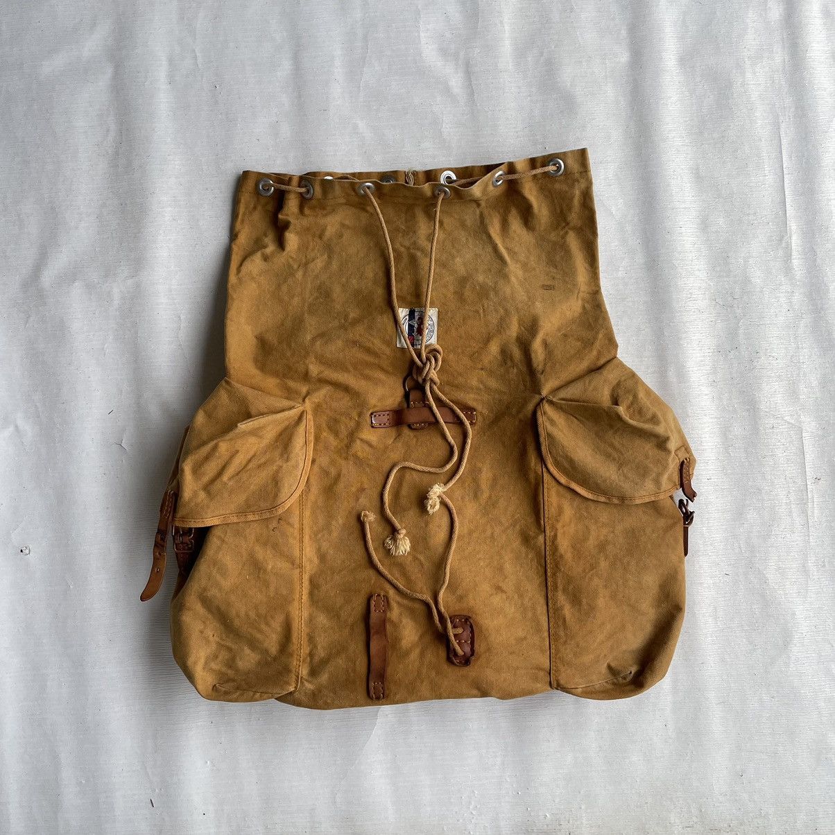Canvas × Japanese Brand Zett Pecker Watanabe Canvas Backpack Size ONE SIZE - 3 Thumbnail