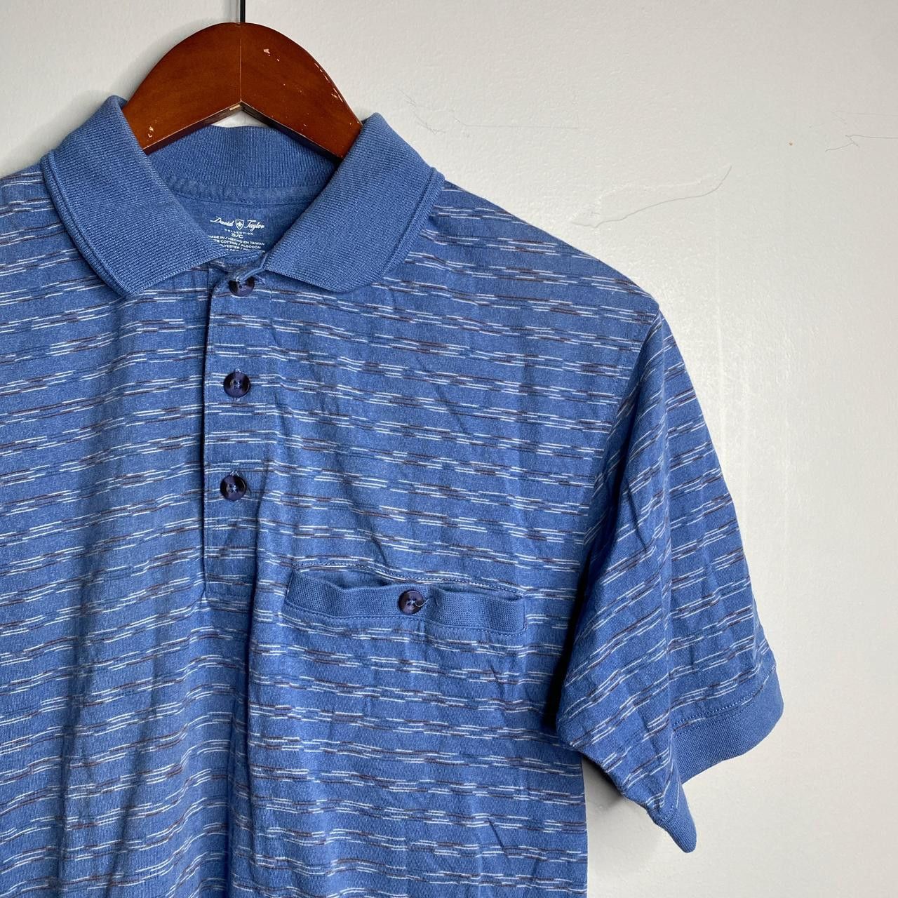 David Taylor 90’s vintage blue polo shirt size small Size US S / EU 44-46 / 1 - 2 Thumbnail