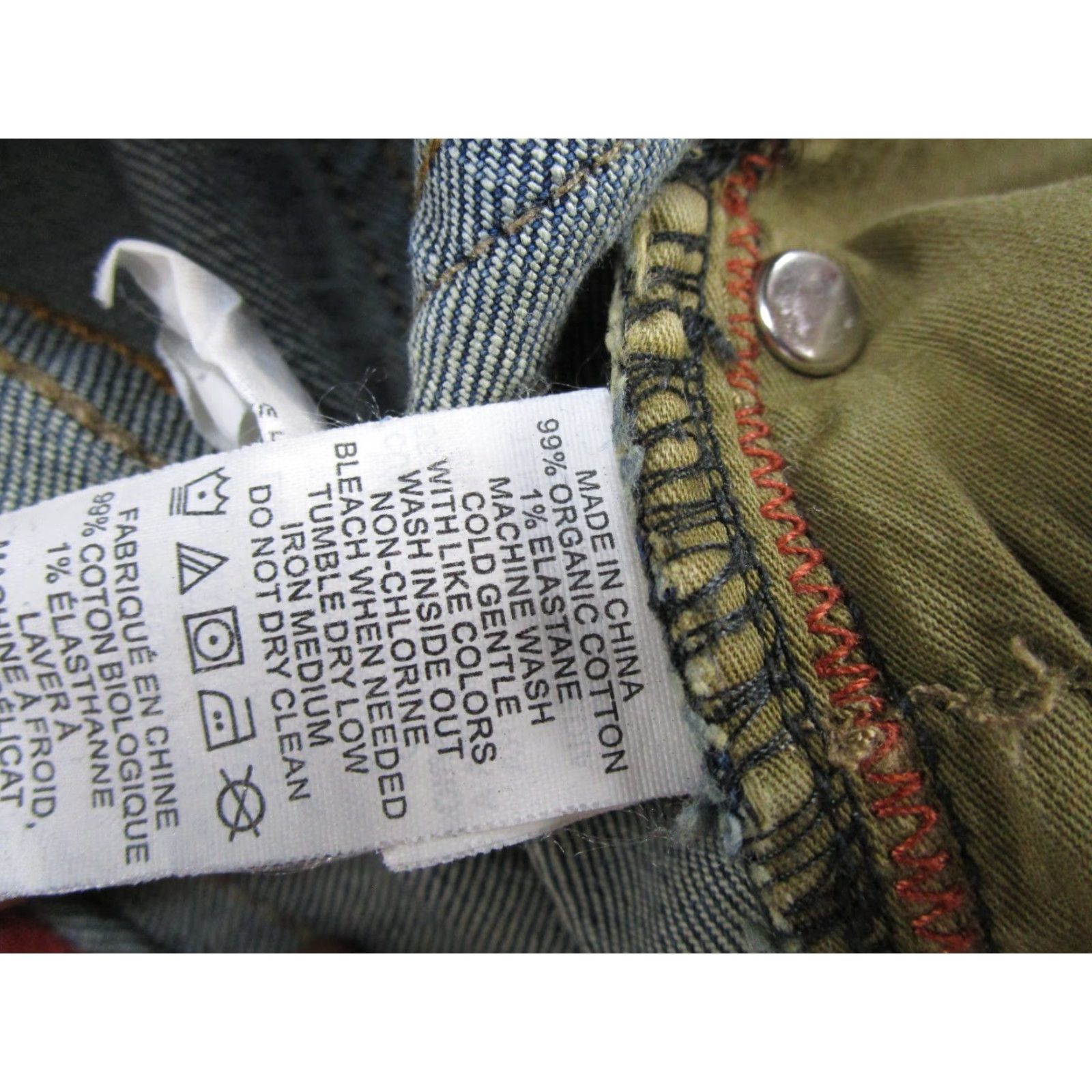 Prana prAna Axiom Jeans Mens Size 36x34 Blue Denim Organic Cotton Stretch Medium Wash Size US 36 / EU 52 - 5 Thumbnail
