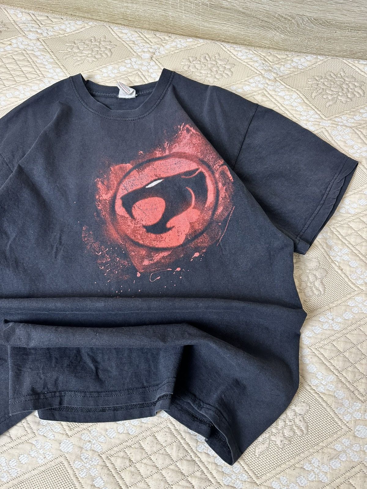 Cartoon Network 🔥 Vintage ThunderCats Logo Cartoon Graphic T Shirt Anime Y2K Size US L / EU 52-54 / 3 - 2 Thumbnail