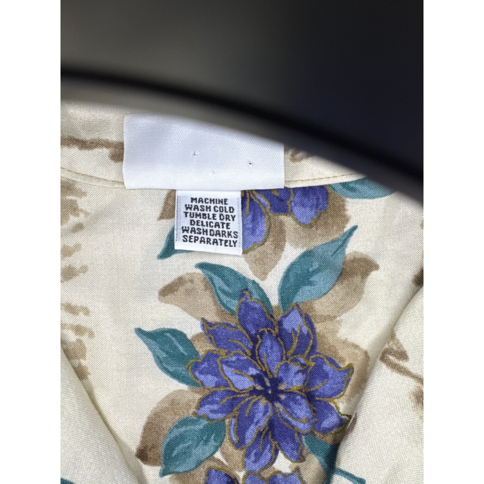 Vintage 90s Alfred Dubner short sleeve floral button up Size XL / US 12-14 / IT 48-50 - 3 Thumbnail