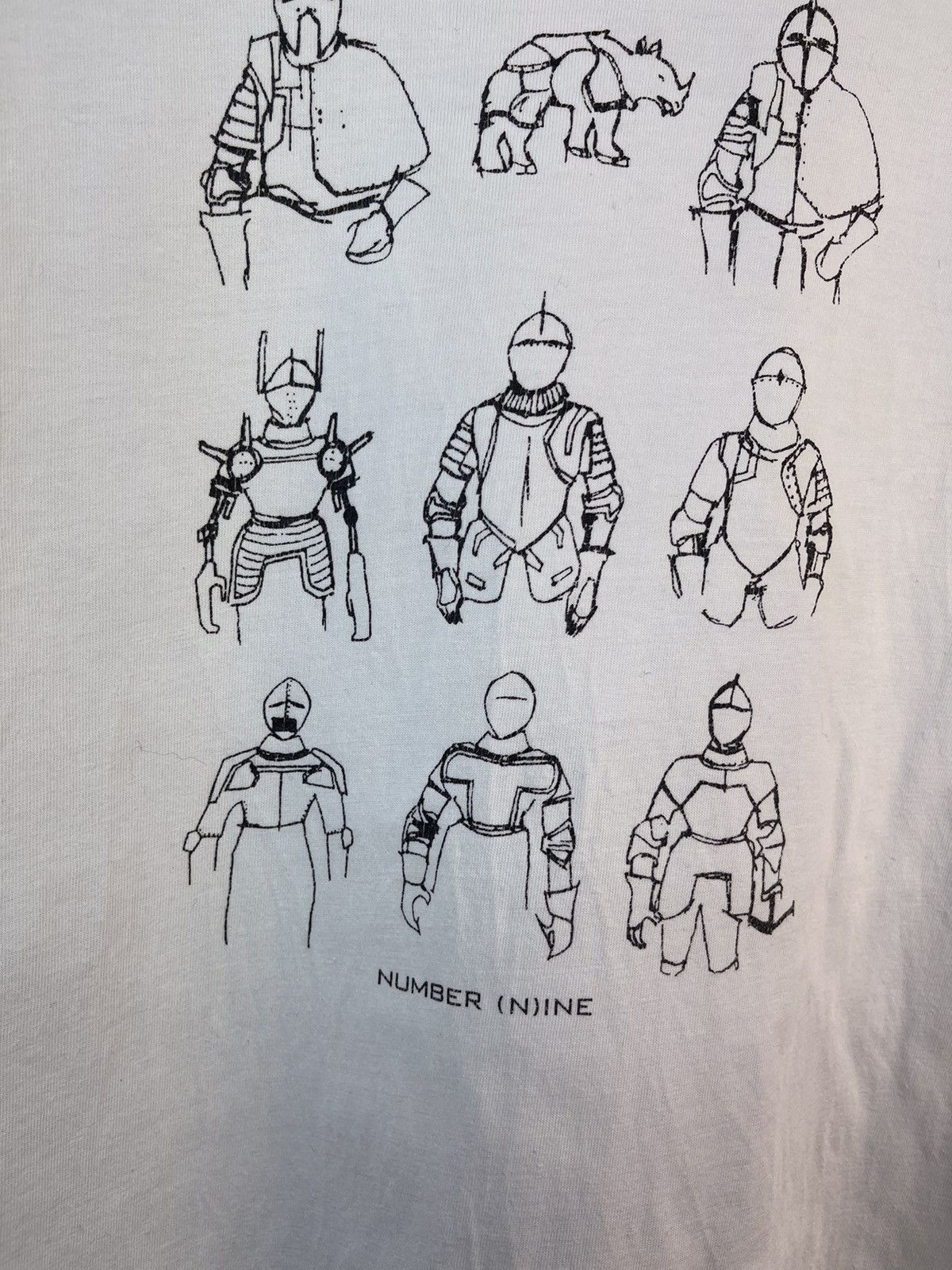 Number (N)ine Authentic 2001 Number Nine Knight Tee Size US S / EU 44-46 / 1 - 7 Thumbnail