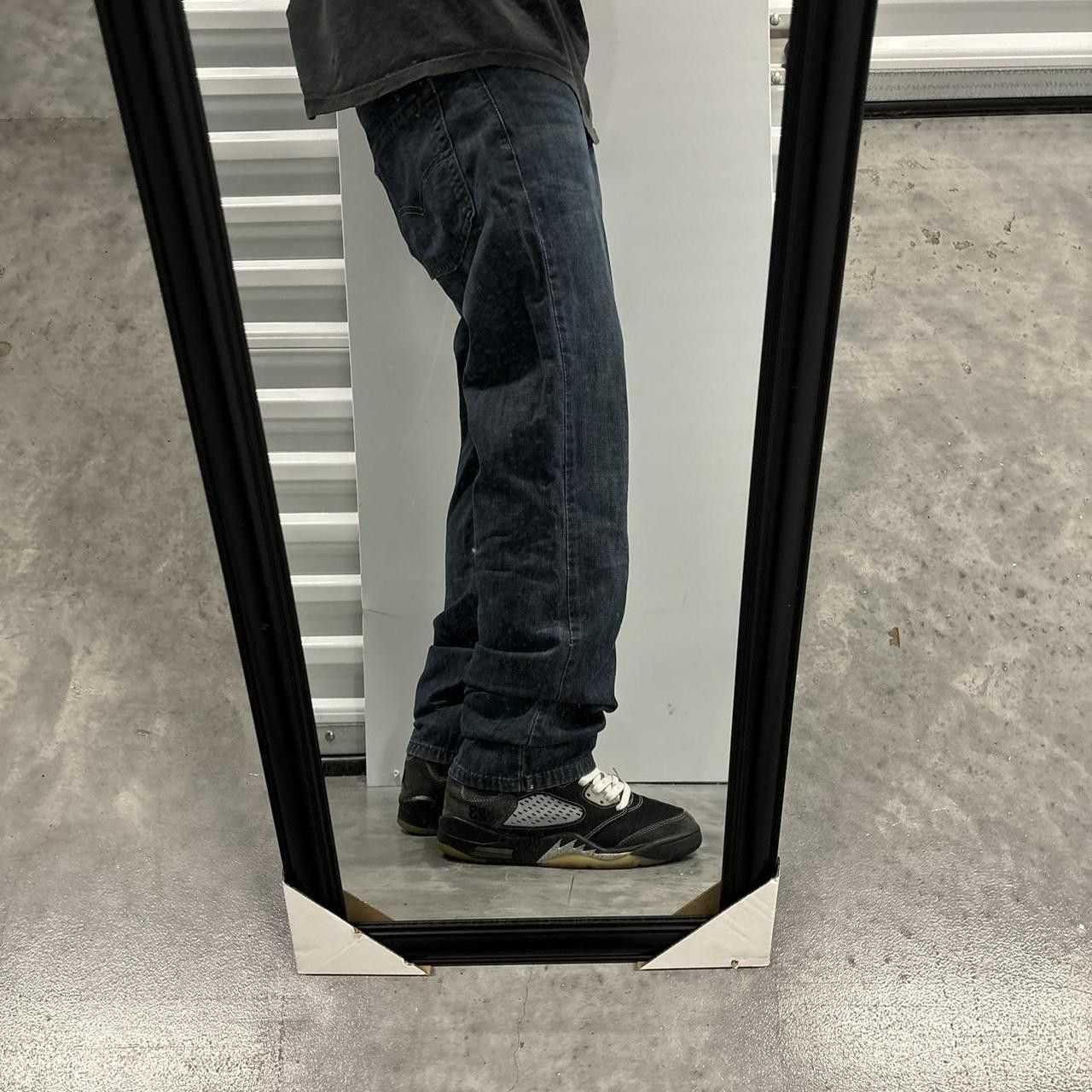 Levi's Crazy Vintage Y2K/2000s Grunge Levi’s Dark Wash Denim Jeans! Size US 31 - 2 Thumbnail