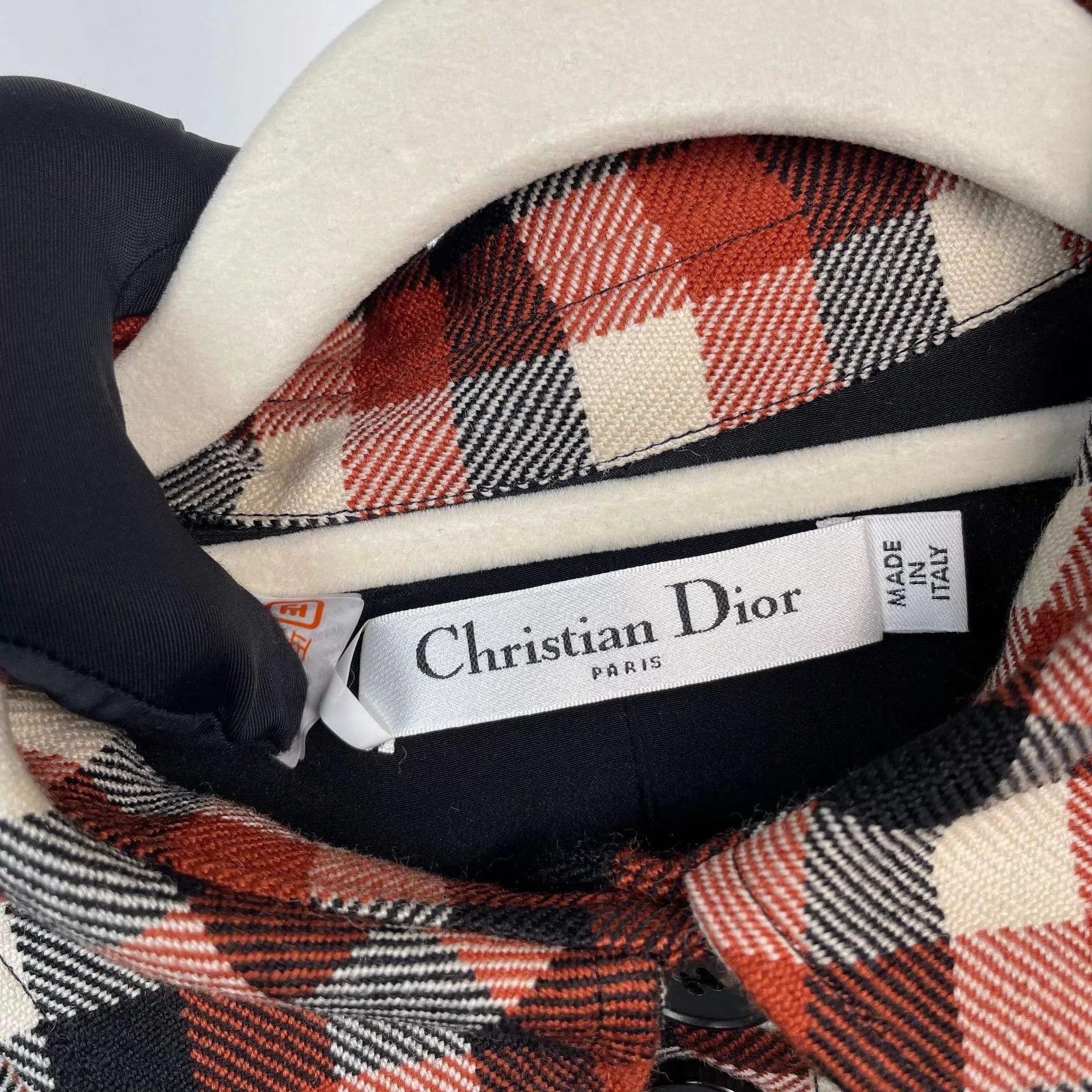 Dior DIOR Sleeveless Plaid Red-Black Color-Blocked Dress 34 Size XS / US 0-2 / IT 36-38 - 6 Thumbnail