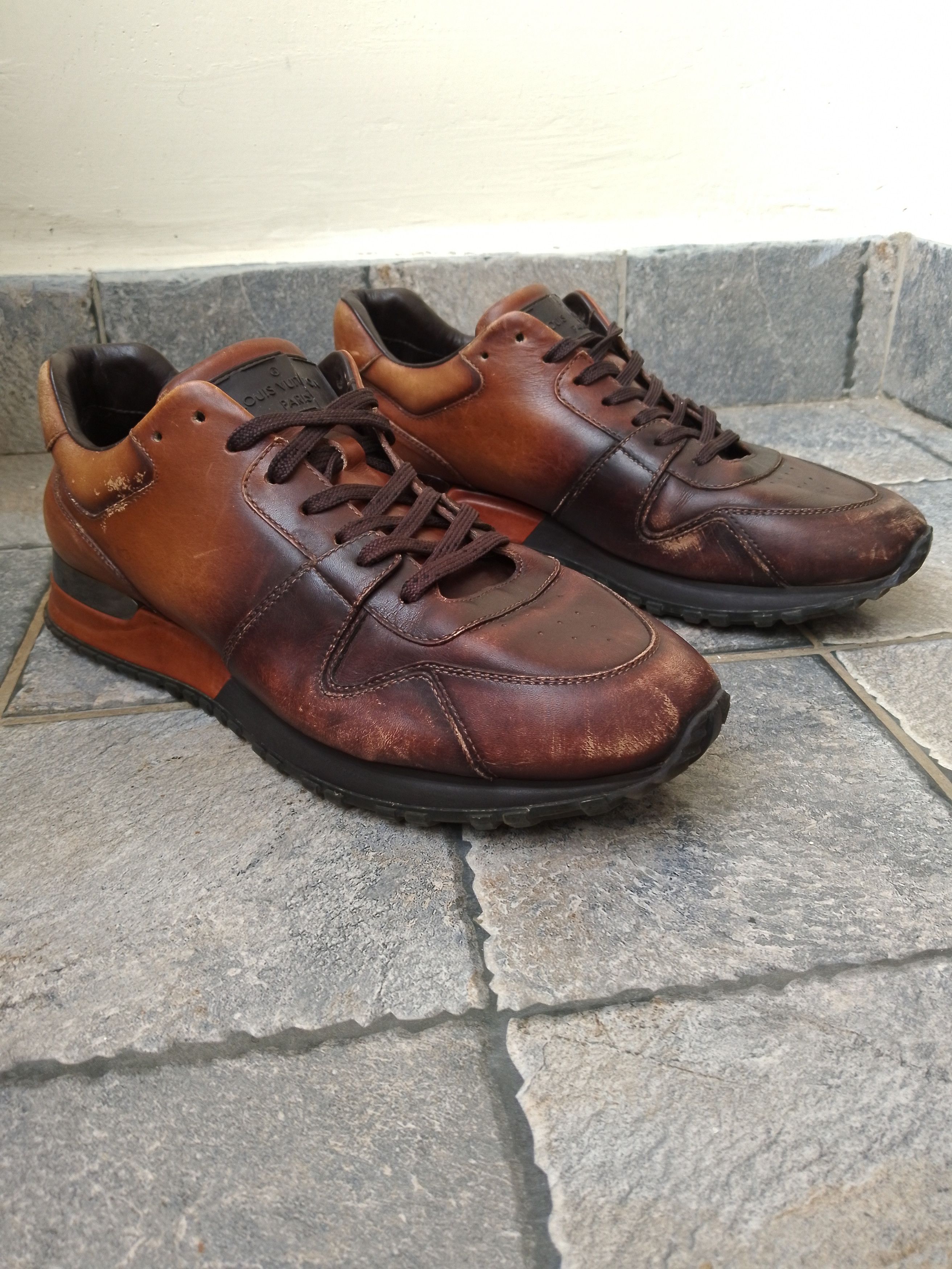Louis Vuitton Run Away leather low trainers Size US 6 / EU 39 - 1 Thumbnail