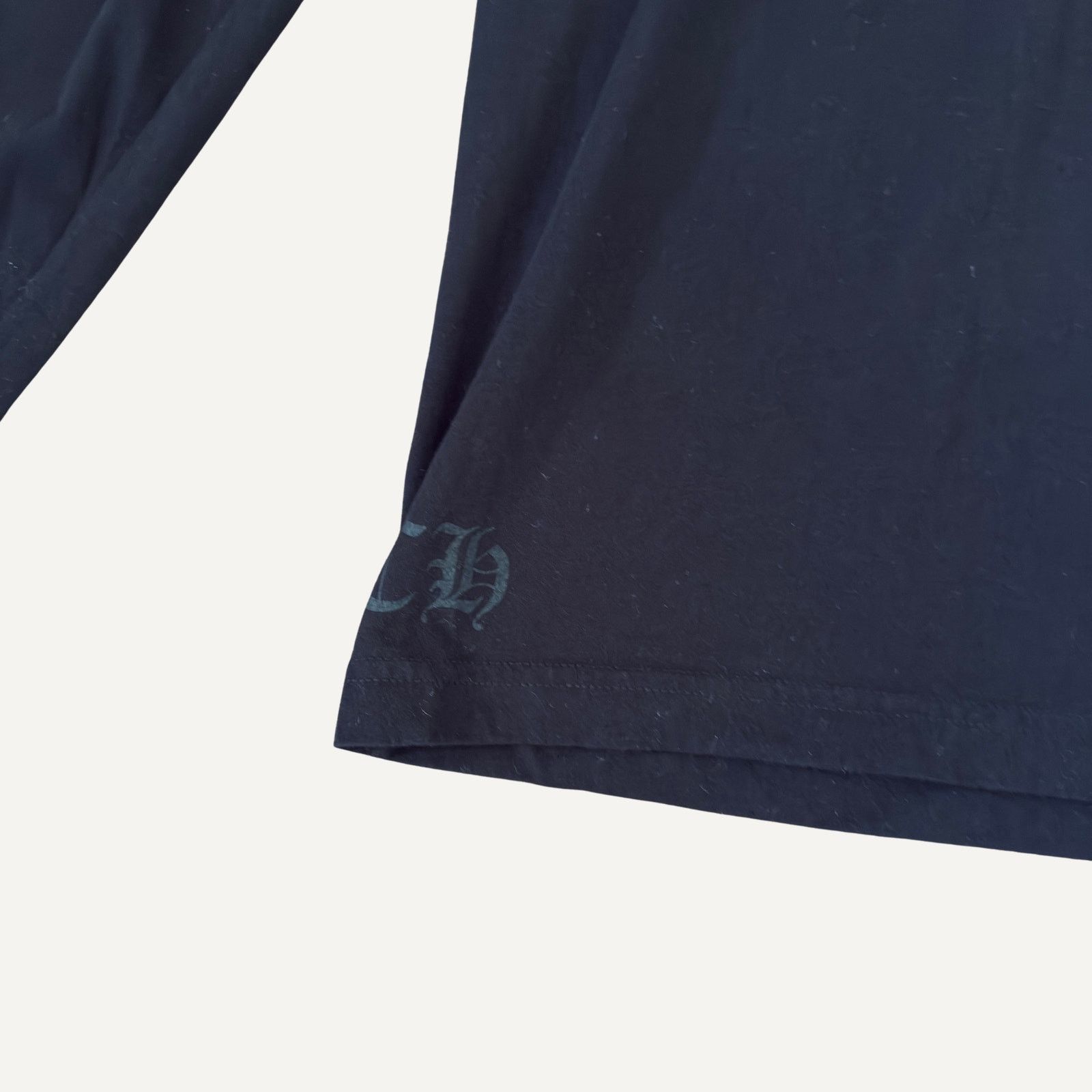 Chrome Hearts Chrome Hearts CH Script Letter Long Sleeve Tee Black Size US M / EU 48-50 / 2 - 6 Thumbnail