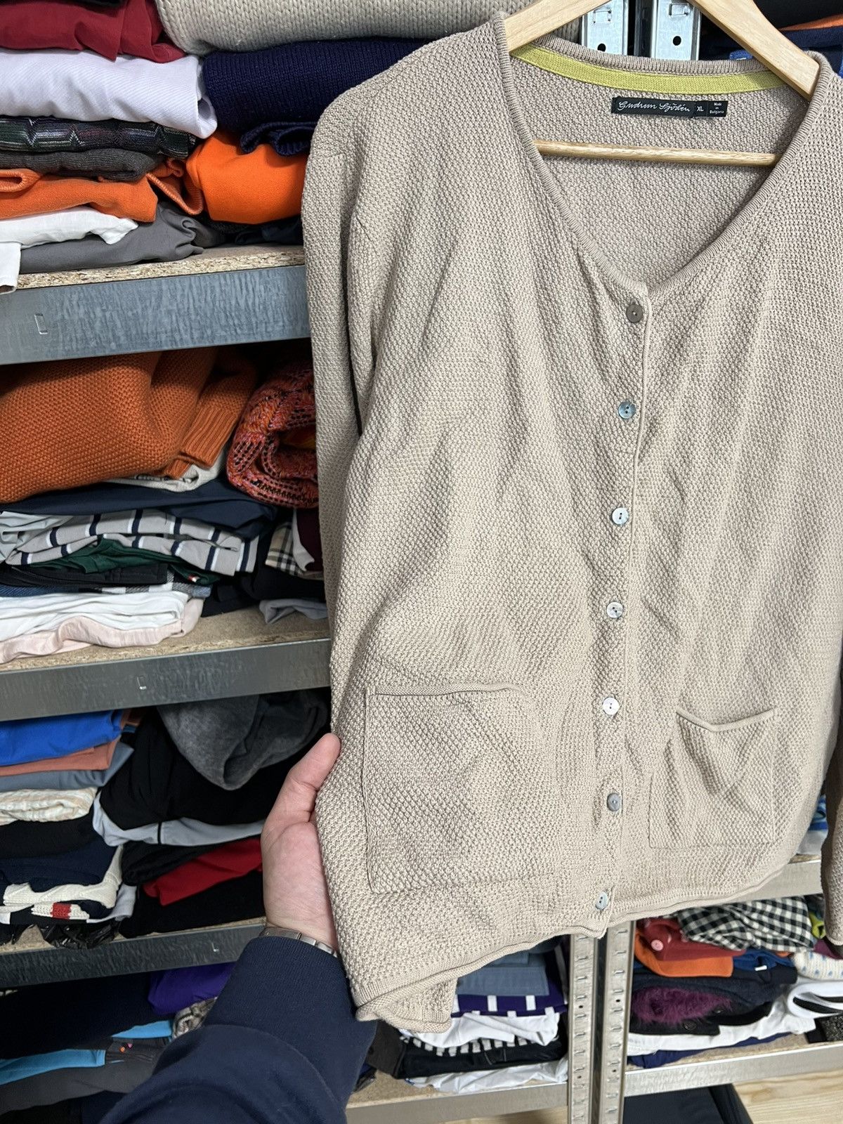 Designer × Japanese Brand Gudrun Sjoden Size XL Knitted Button Cardigan Sweater Sjöden Size XL / US 12-14 / IT 48-50 - 3 Thumbnail