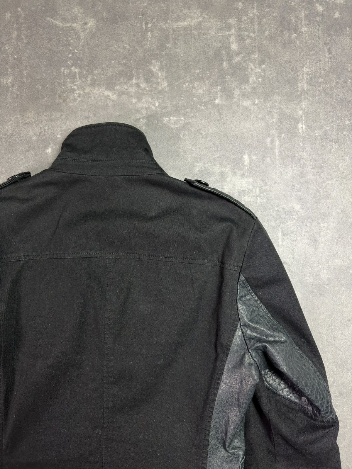 Dirk Bikkembergs Dirk Bikkembergs Leather Elements Blazer Cut Jacket 48 M Size US M / EU 48-50 / 2 - 18 Thumbnail