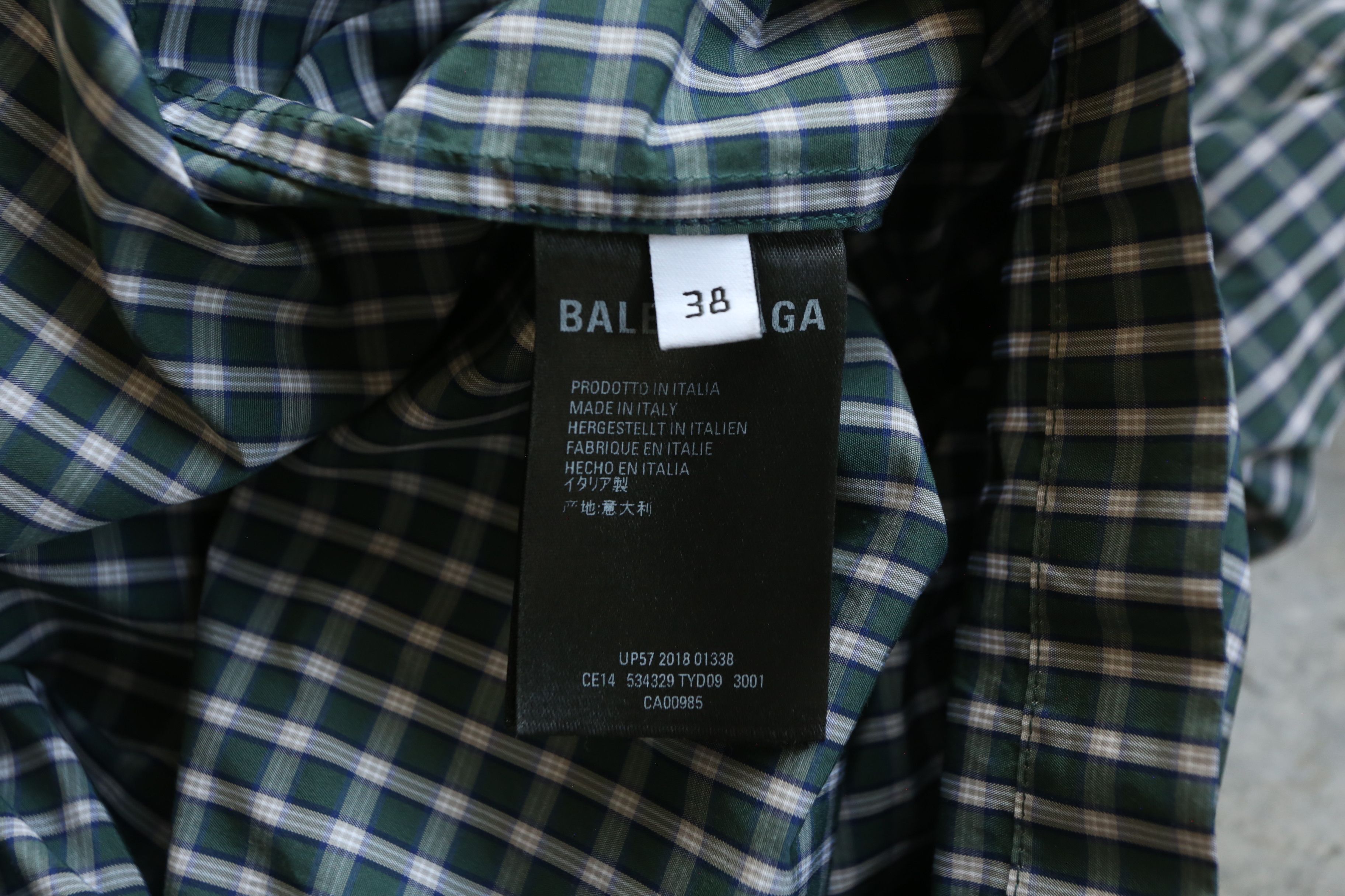 Balenciaga Balenciaga - S/S 19 - Plaid Hooded Flannel Shirt Size US M / EU 48-50 / 2 - 7 Thumbnail