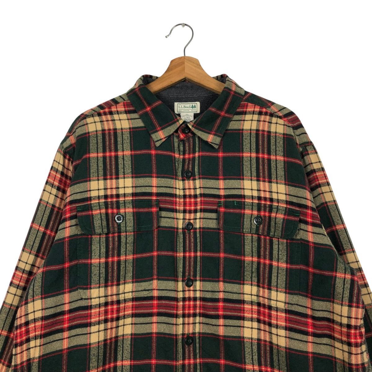 Japanese Brand 🔥VINTAGE FLANNEL SHIRT JACKET L.L.BEAN CHORE TARTAN DESIGN Size US L / EU 52-54 / 3 - 5 Thumbnail