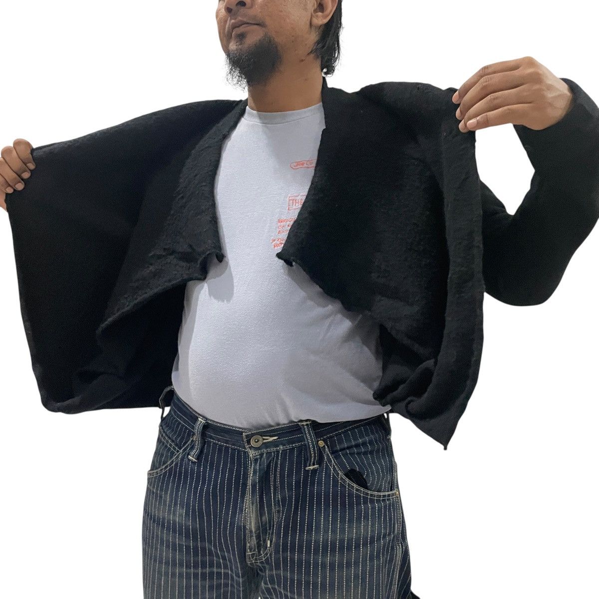 Yohji Yamamoto Vintage Yohji Yamamoto Runway 2 Version Jacket Size US M / EU 48-50 / 2 - 4 Thumbnail
