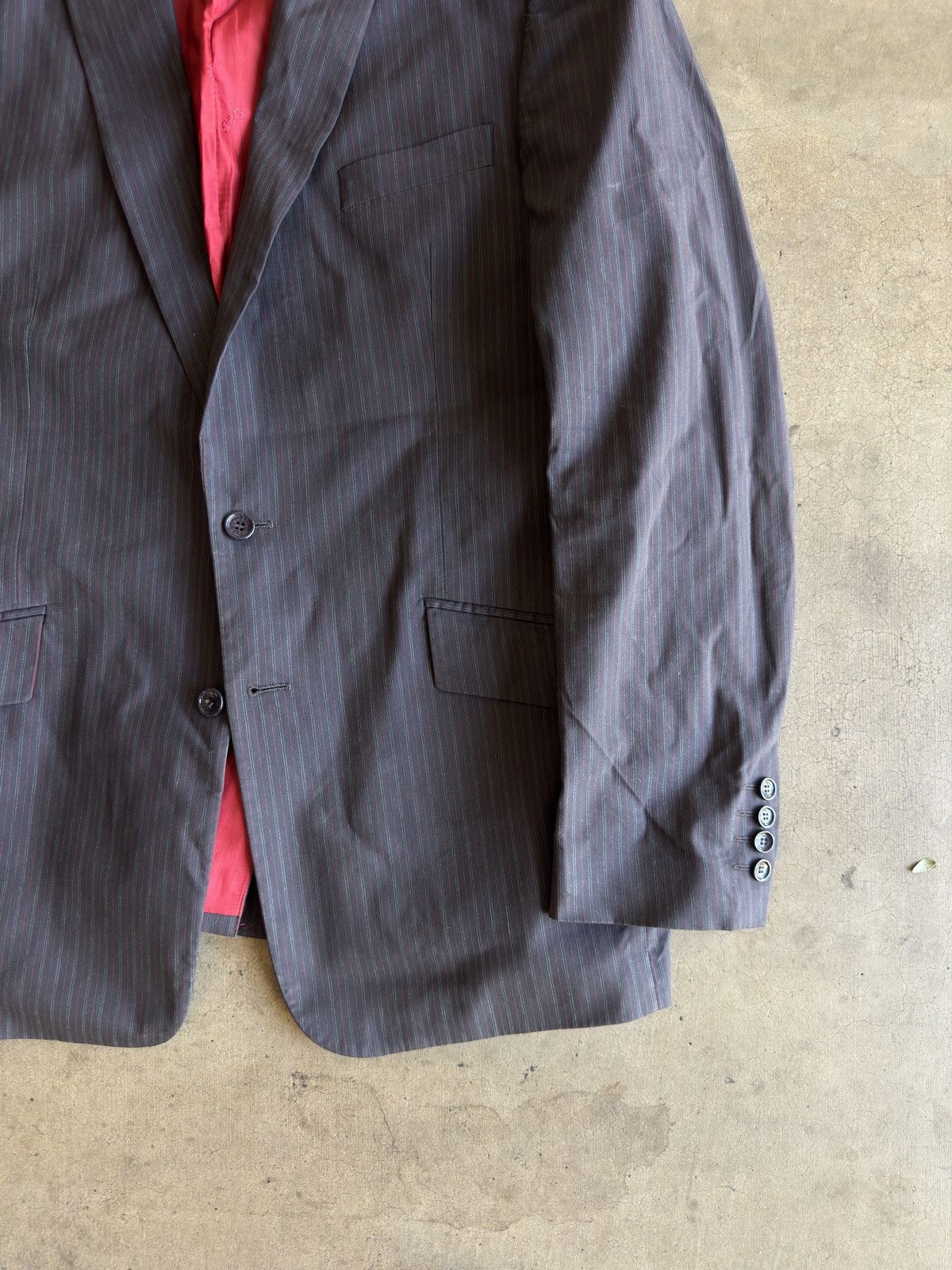 Dolce & Gabbana Dolce & Gabbana Made In Italy Cotton Blend Peak Lapel Blazer Size 42R - 3 Thumbnail