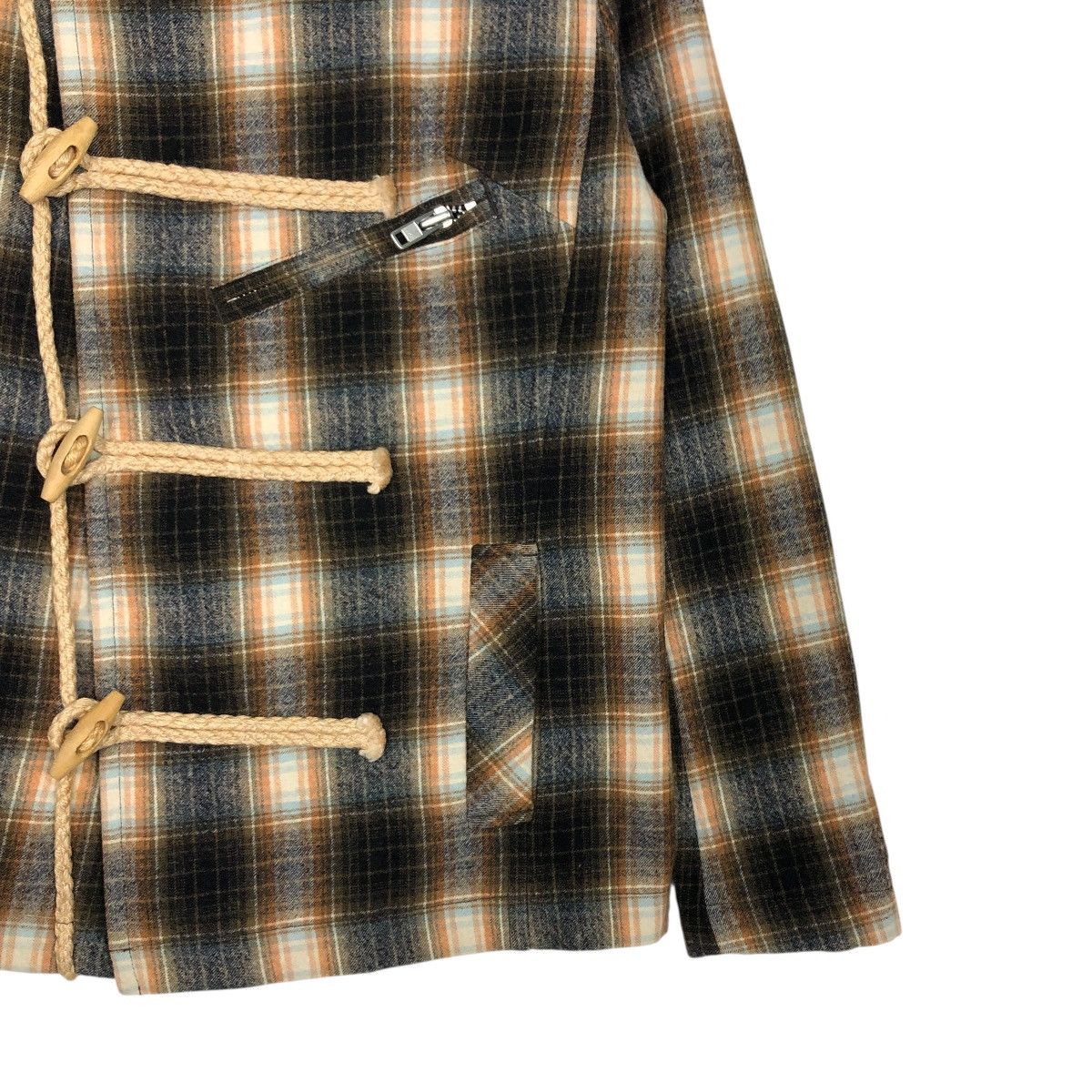 Final Home 🔥VINTAGE WOOL JACKET FINAL HOME ISSEY MIYAKE TARTAN DESIGN Size US XS / EU 42 / 0 - 7 Thumbnail