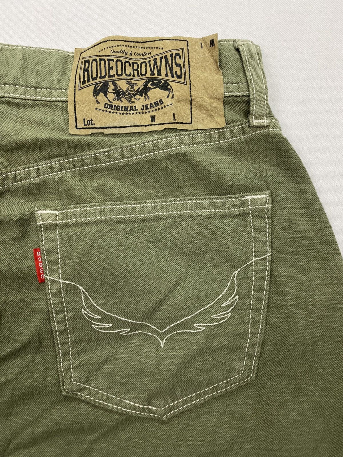 Japanese Brand Rodeo Crowns Dirty Skirt Size 27" / US 4 / IT 40 - 9 Thumbnail