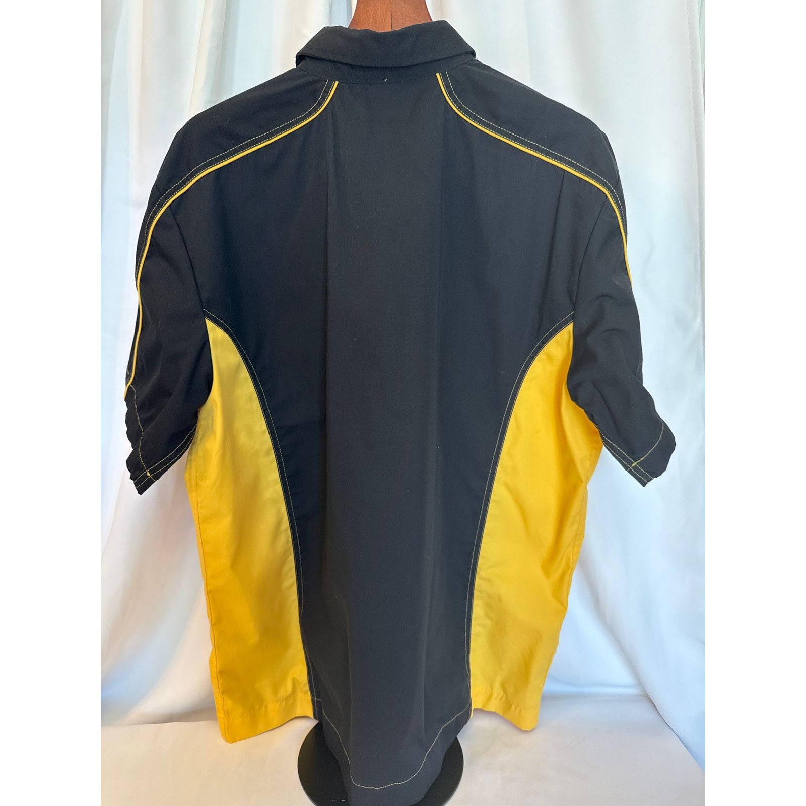 North End Mustang Sampling Racing/Work Shirt Black & Yellow XL Size US XL / EU 56 / 4 - 3 Thumbnail