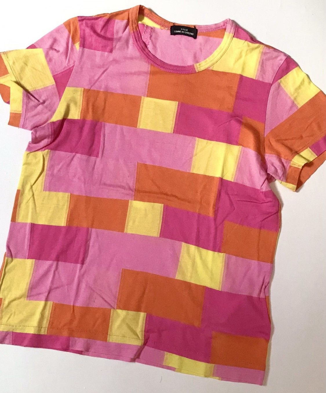 Comme des Garcons Tricot cdg AD2001 cheerful patchwork tee Size US S / EU 44-46 / 1 - 3 Thumbnail