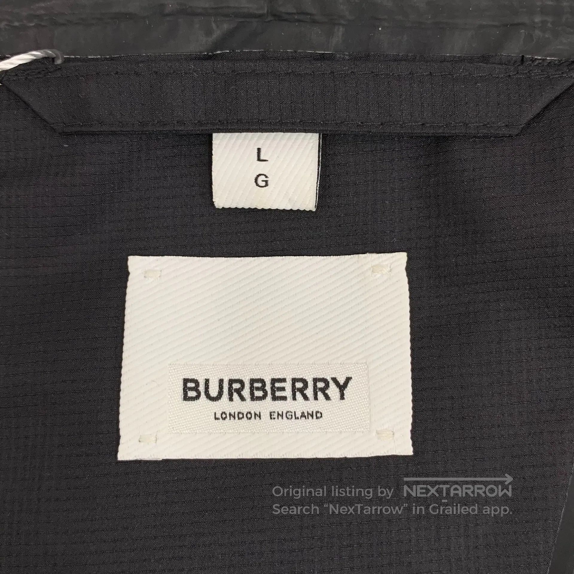 Burberry Burberry Black logo lettering print hooded half-zip long-s Size US L / EU 52-54 / 3 - 5 Thumbnail