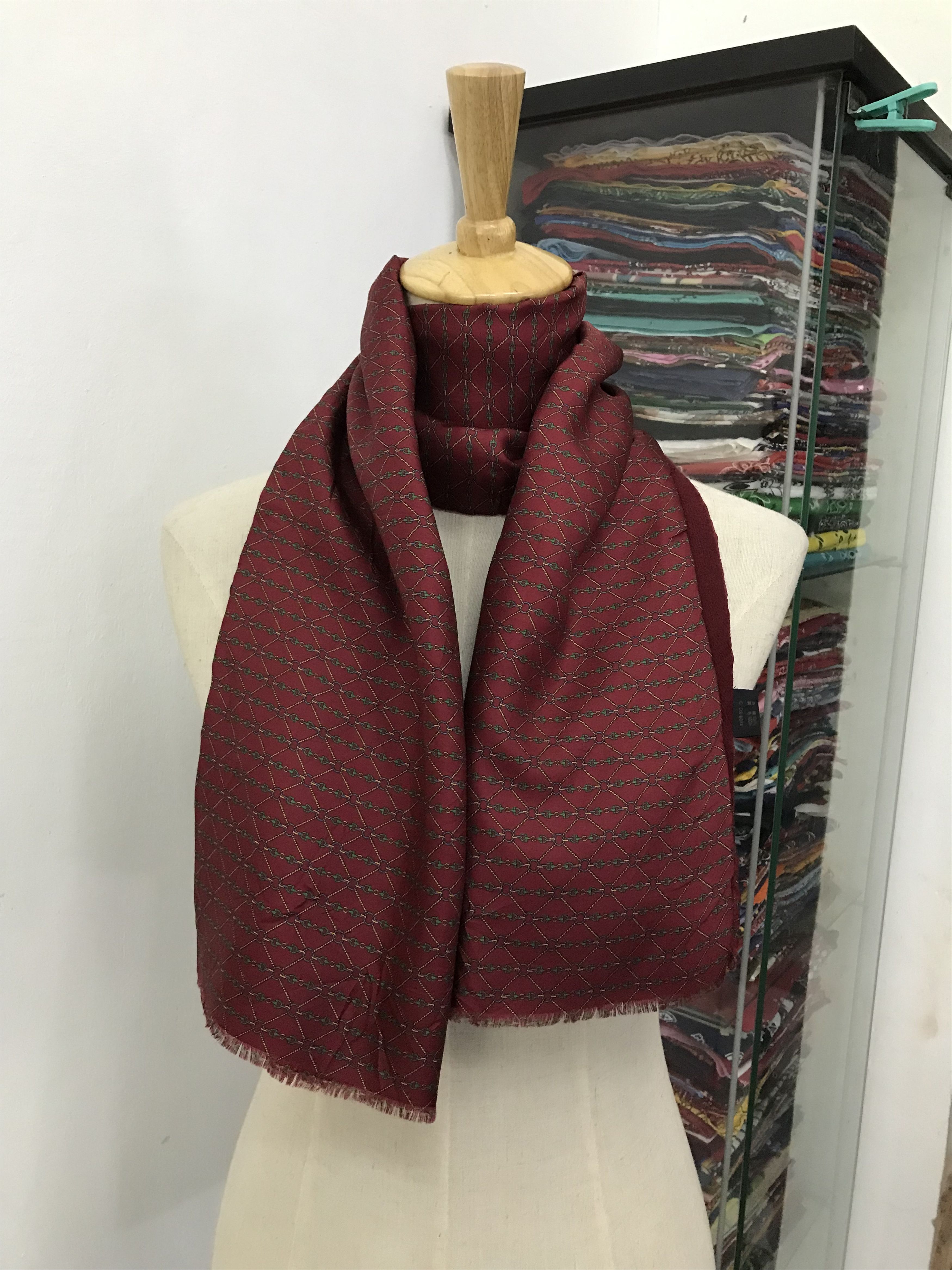 Vintage Vintage Silk Scarf Size ONE SIZE - 1 Thumbnail