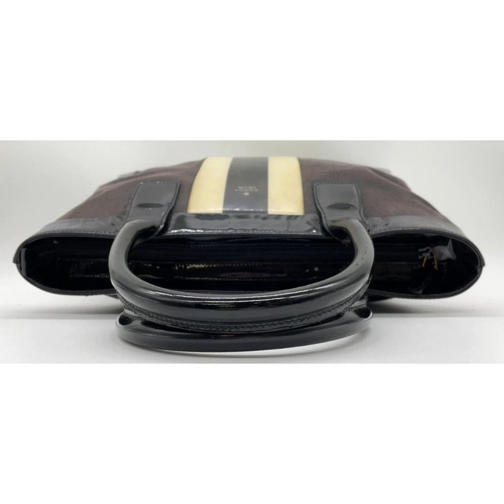 Gucci Gucci Black and Cream Structured Tote Bag Size ONE SIZE - 7 Thumbnail