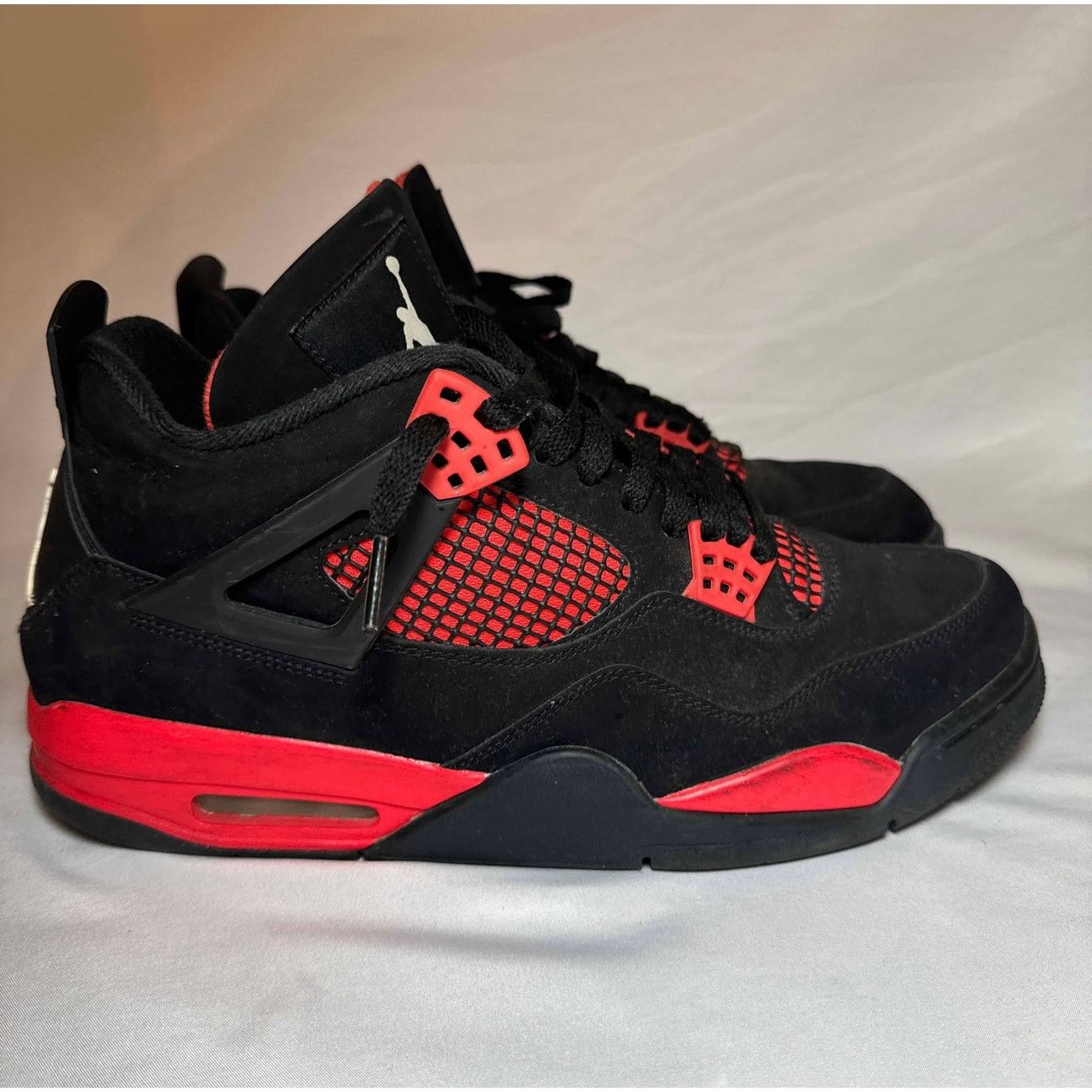 Jordan Brand × Nike Size 11 - Nike Air Jordan 4 Retro Red Thunder Men's Shoes Size US 11 / EU 44 - 1 Thumbnail