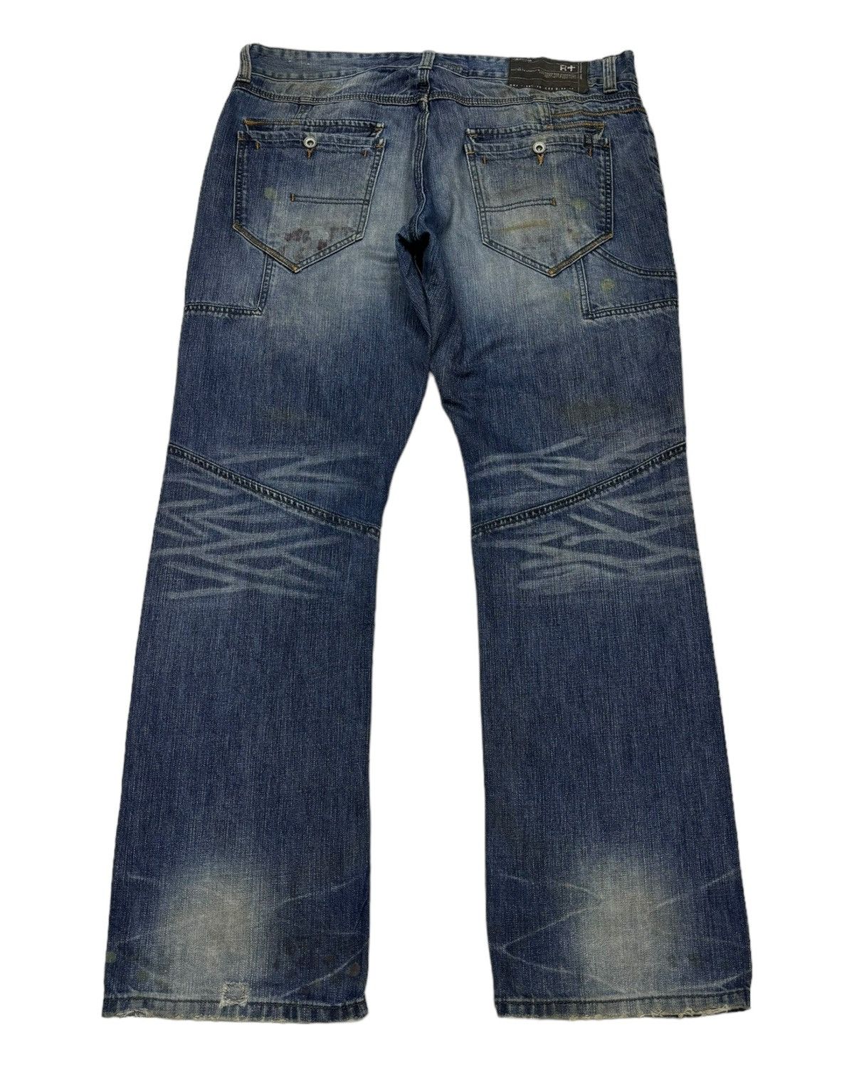JNCO × Rocawear × Southpole VINTAGE ROCAWEAR BAGGY DISTRESSED DENIM JEANS Size US 40 / EU 56 - 2 Thumbnail