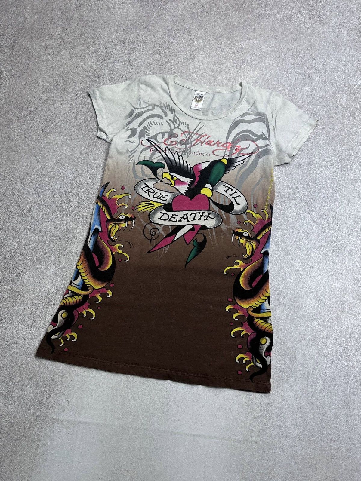 Ed Hardy Vintage Ed Hardy Christian Audigier JPG Style T-shirt M Size US M / EU 48-50 / 2 - 2 Thumbnail