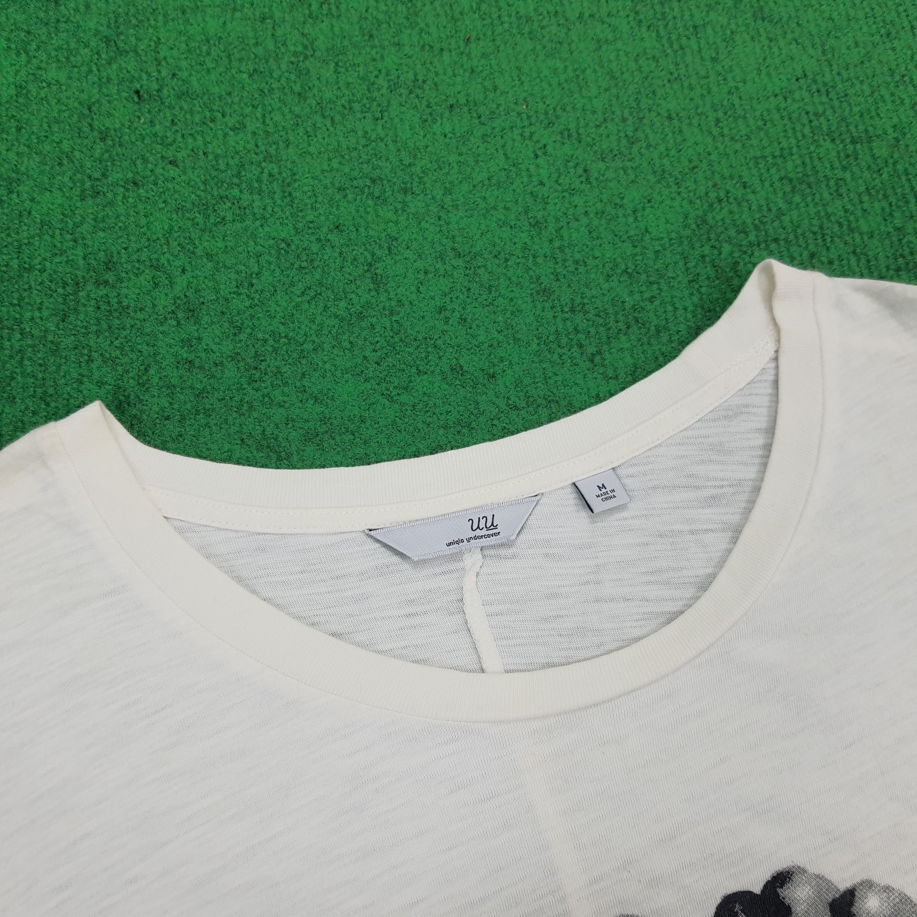 Japanese Brand × Undercover × Vintage Vintage Uniqlo Undercover Three Quarter Sleeve T-shirt Size US M / EU 48-50 / 2 - 4 Thumbnail