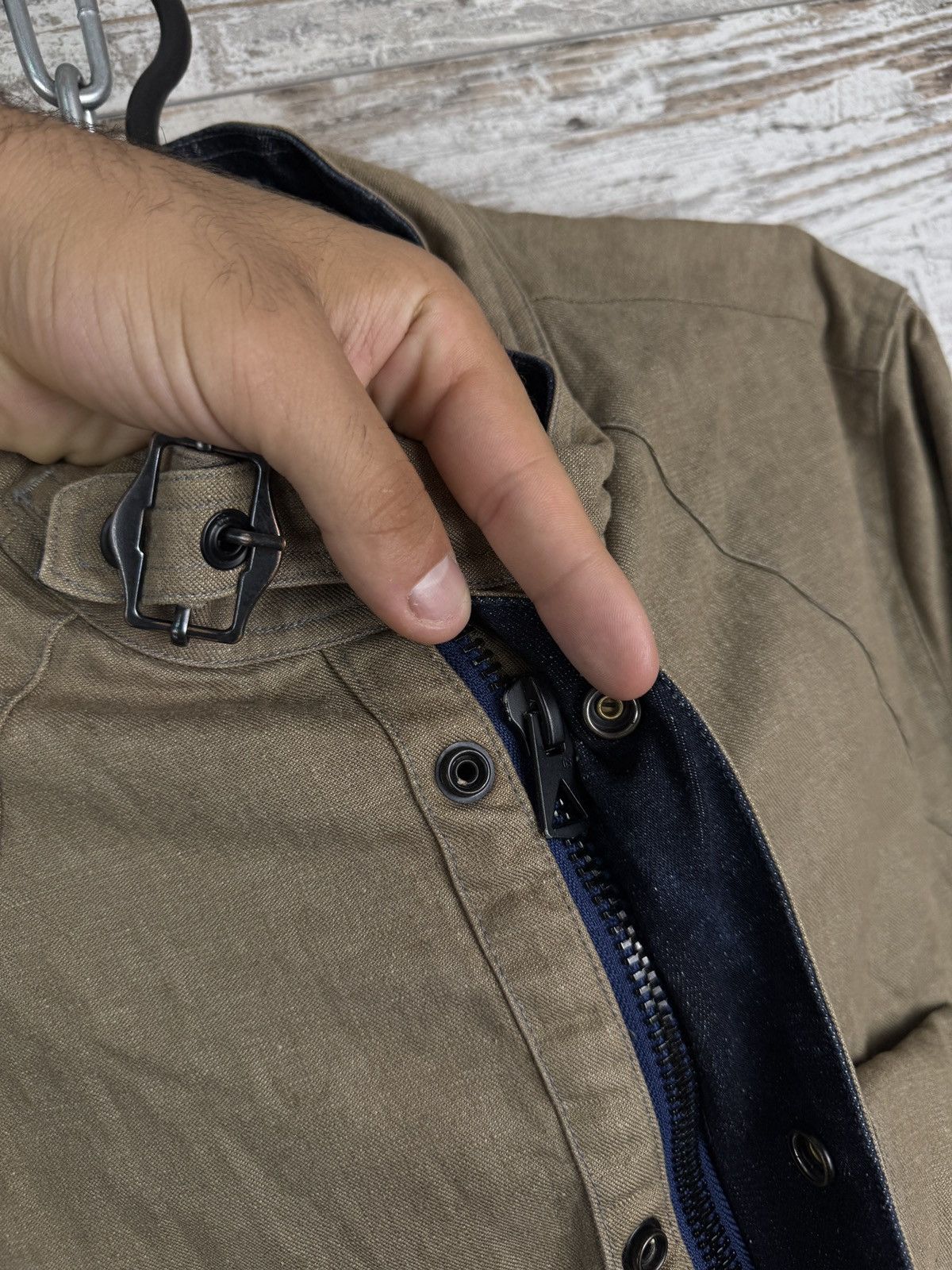 G-Star Vintage G Star Raw COMIC OVERSHIRT linen jacket military lin Size US M / EU 48-50 / 2 - 11 Thumbnail