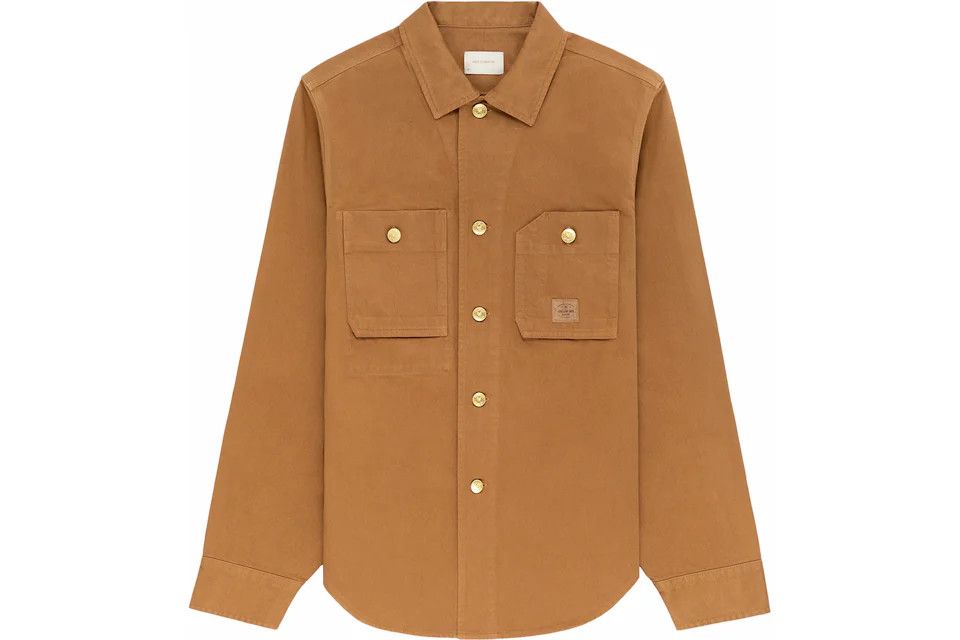 Aime Leon Dore Aime Leon Dore Garment Dyed Twill Workshirt Tapenade Jacket Size US M / EU 48-50 / 2 - 2 Thumbnail