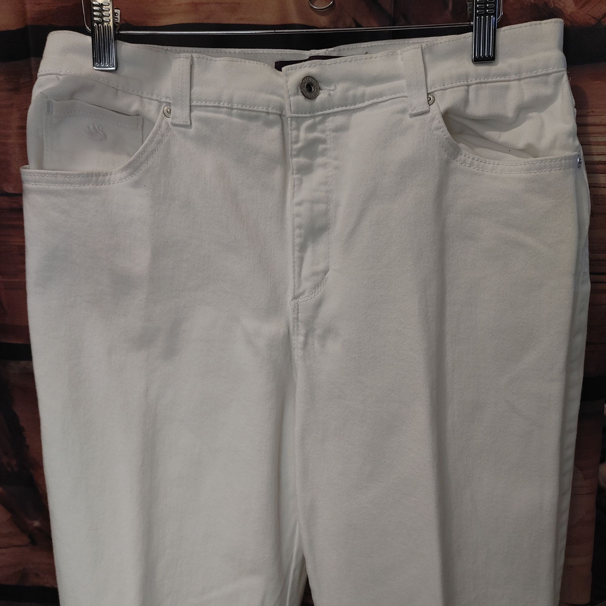 Gloria Vanderbilt Gloria Vanderbilt Women's White Missy Amanda Jeans 10 Size 32" / US 10 / IT 46 - 2 Thumbnail