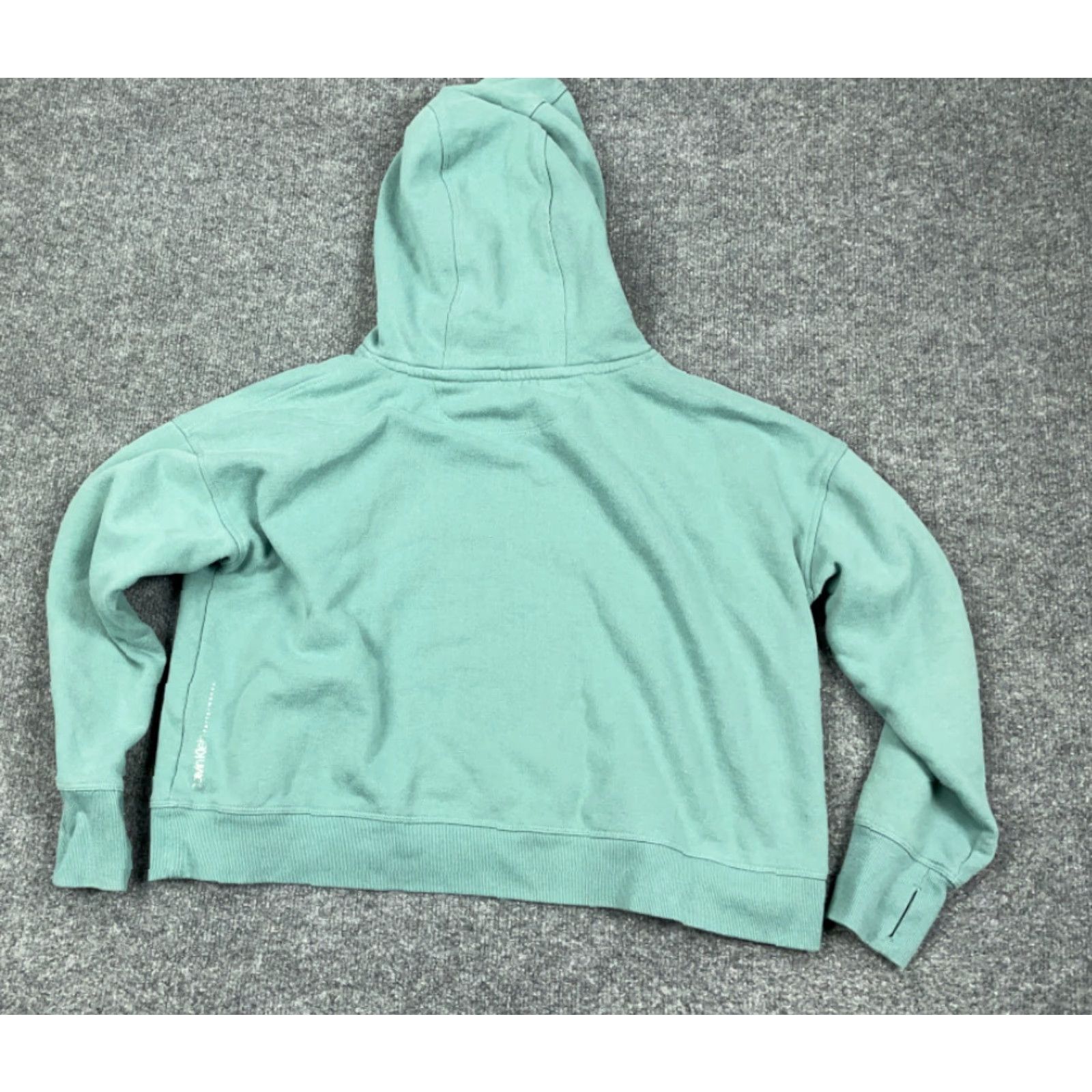 Calvin Klein Calvin Klein Hoodie Women XL Green Cropped Performance Pullover Sweatshirt Graphic Print Size XL / US 12-14 / IT 48-50 - 2 Thumbnail