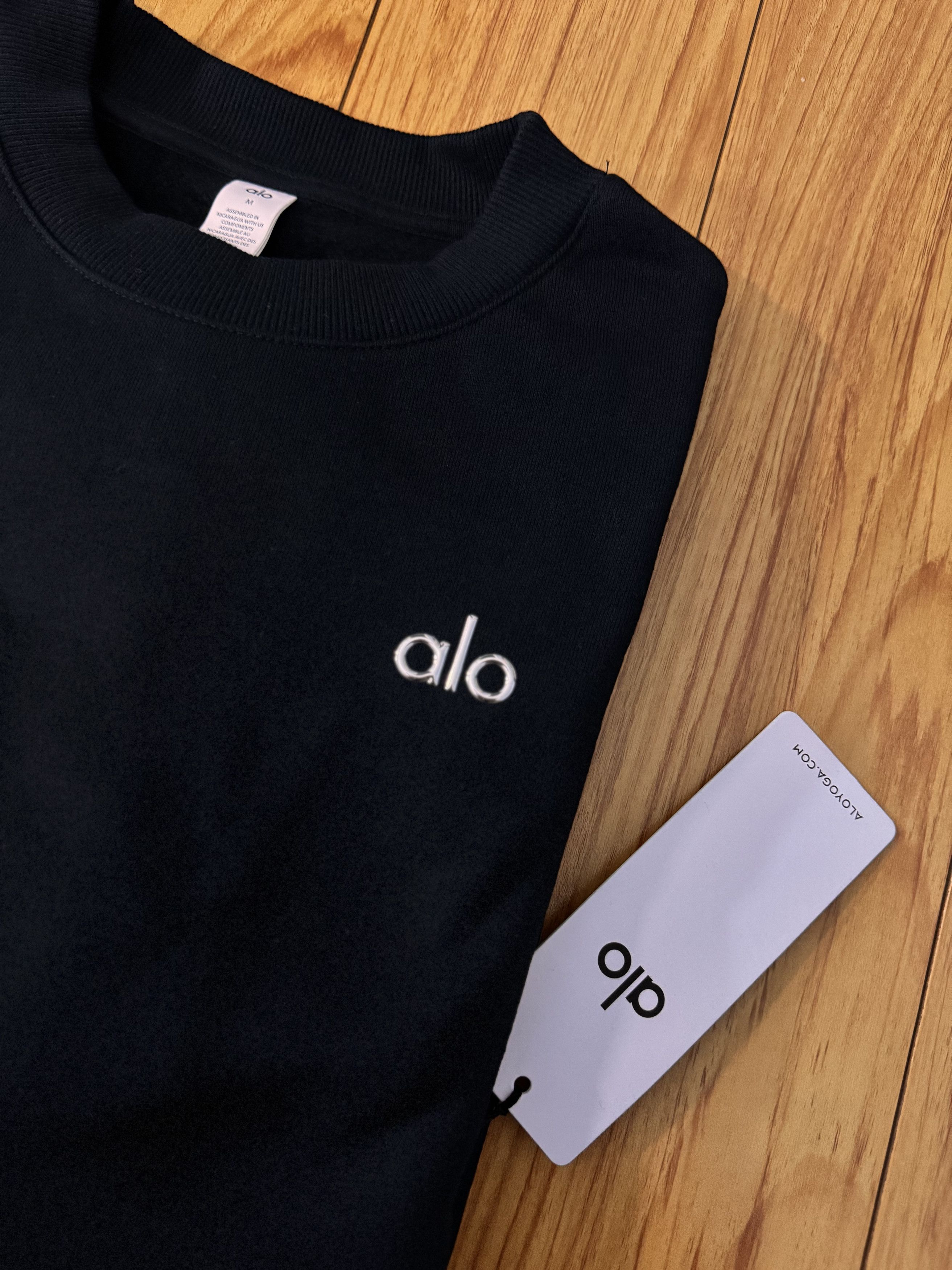 Alo Yoga Alo Yoga Black Hoodie – / BNWT / Premium Quality Size M / US 6-8 / IT 42-44 - 3 Thumbnail
