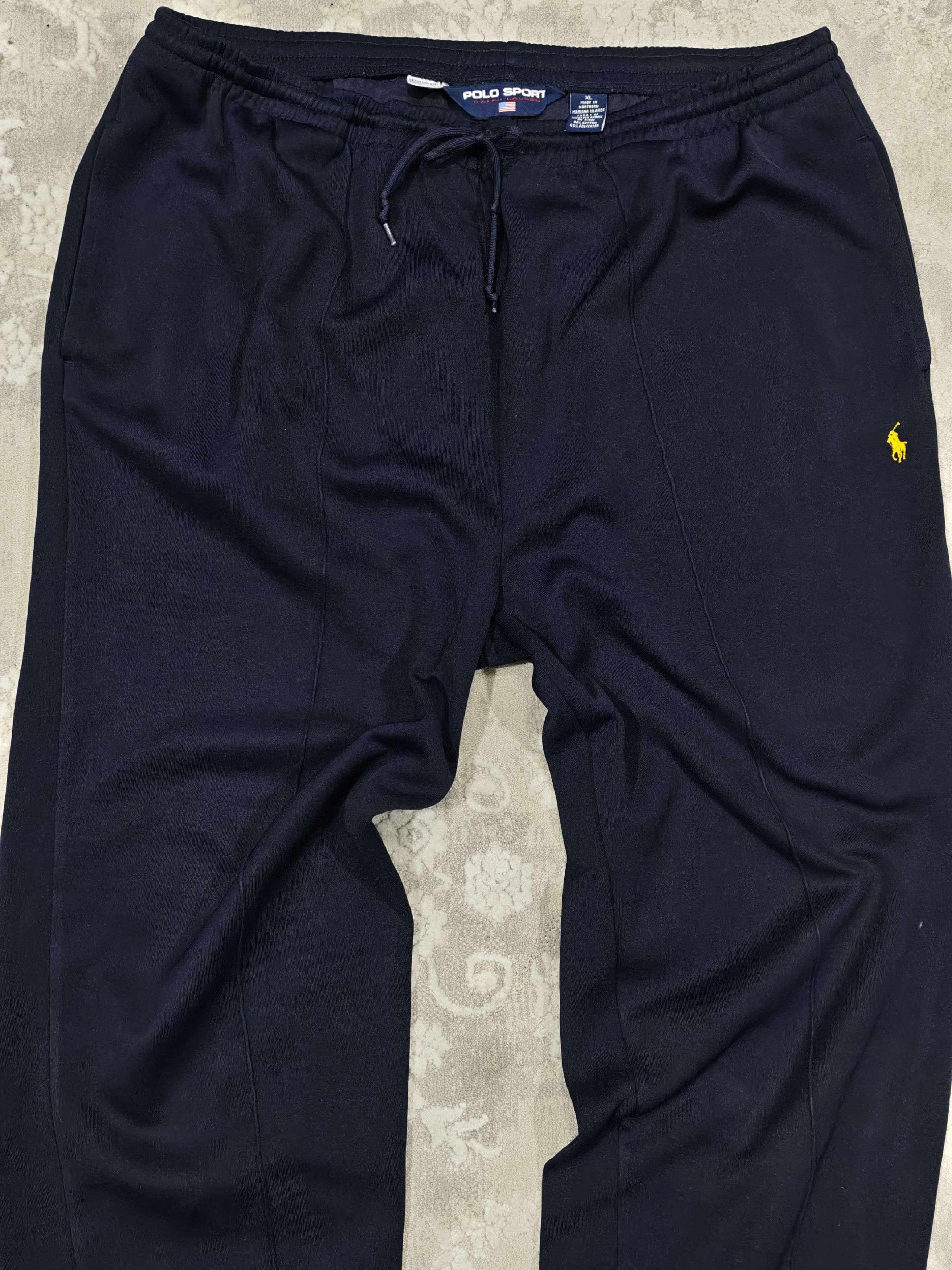 Polo Ralph Lauren Vintage 90s Polo Sport Cotton Blend Track Pants XL Size US 38 / EU 54 - 1 Thumbnail