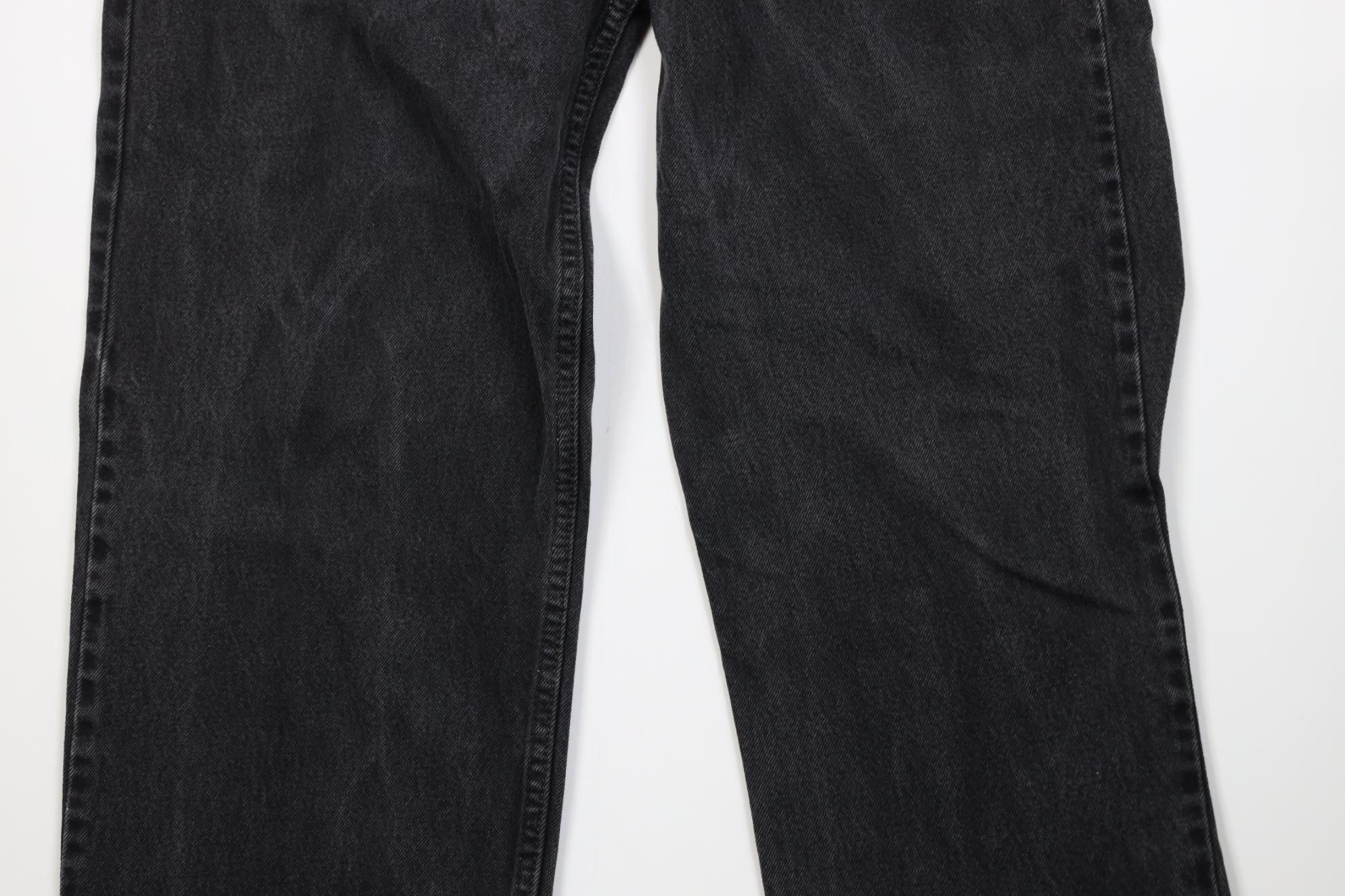 Levi's Vintage Y2K 2004 Levis 550 Fit Denim Jeans Black Cotton Size US 38 / EU 54 - 3 Thumbnail