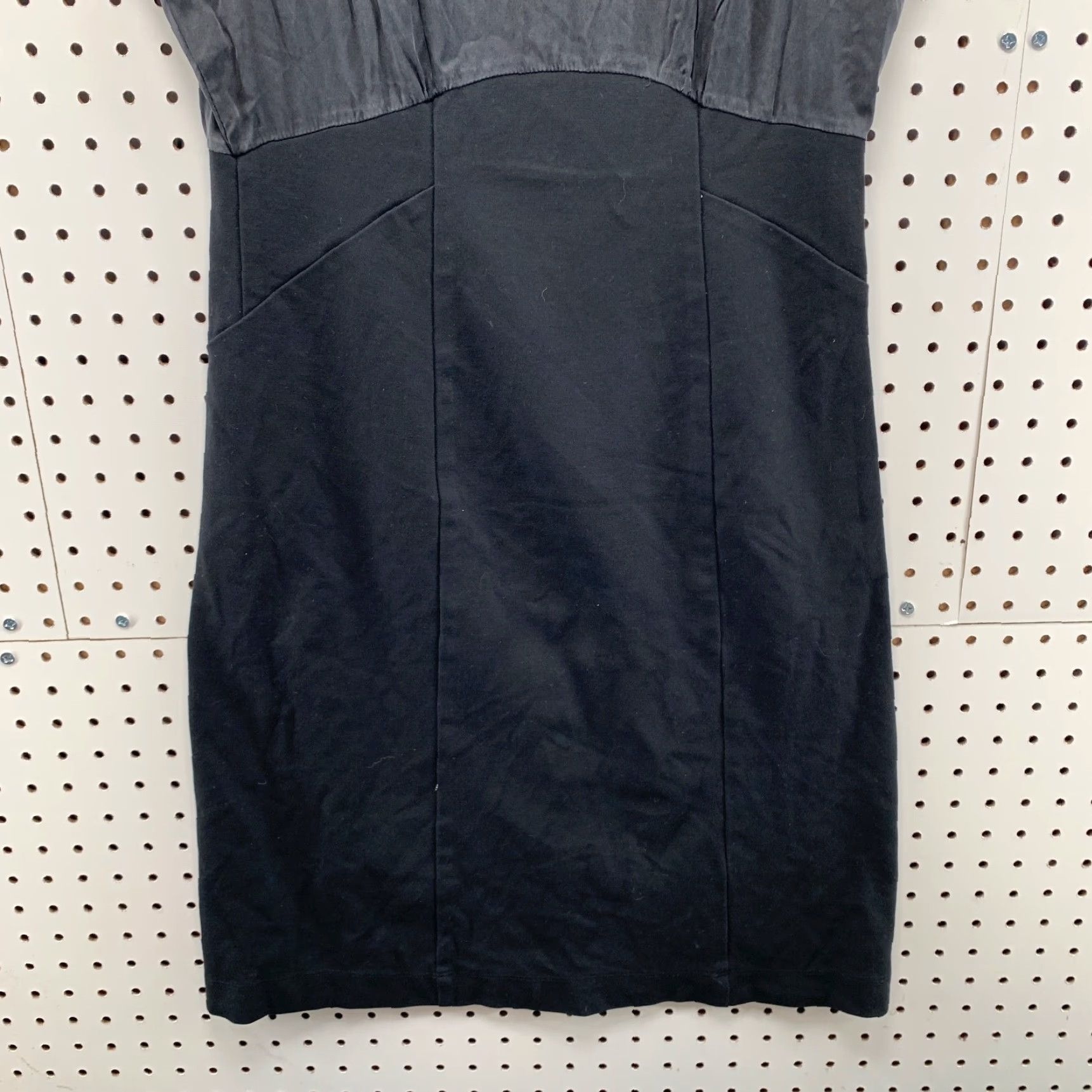 Theory Theory Dart Mini Dress Black Size 12 Womens Fit & Flare Sleeveless Round Neck Size XL / US 12-14 / IT 48-50 - 3 Thumbnail